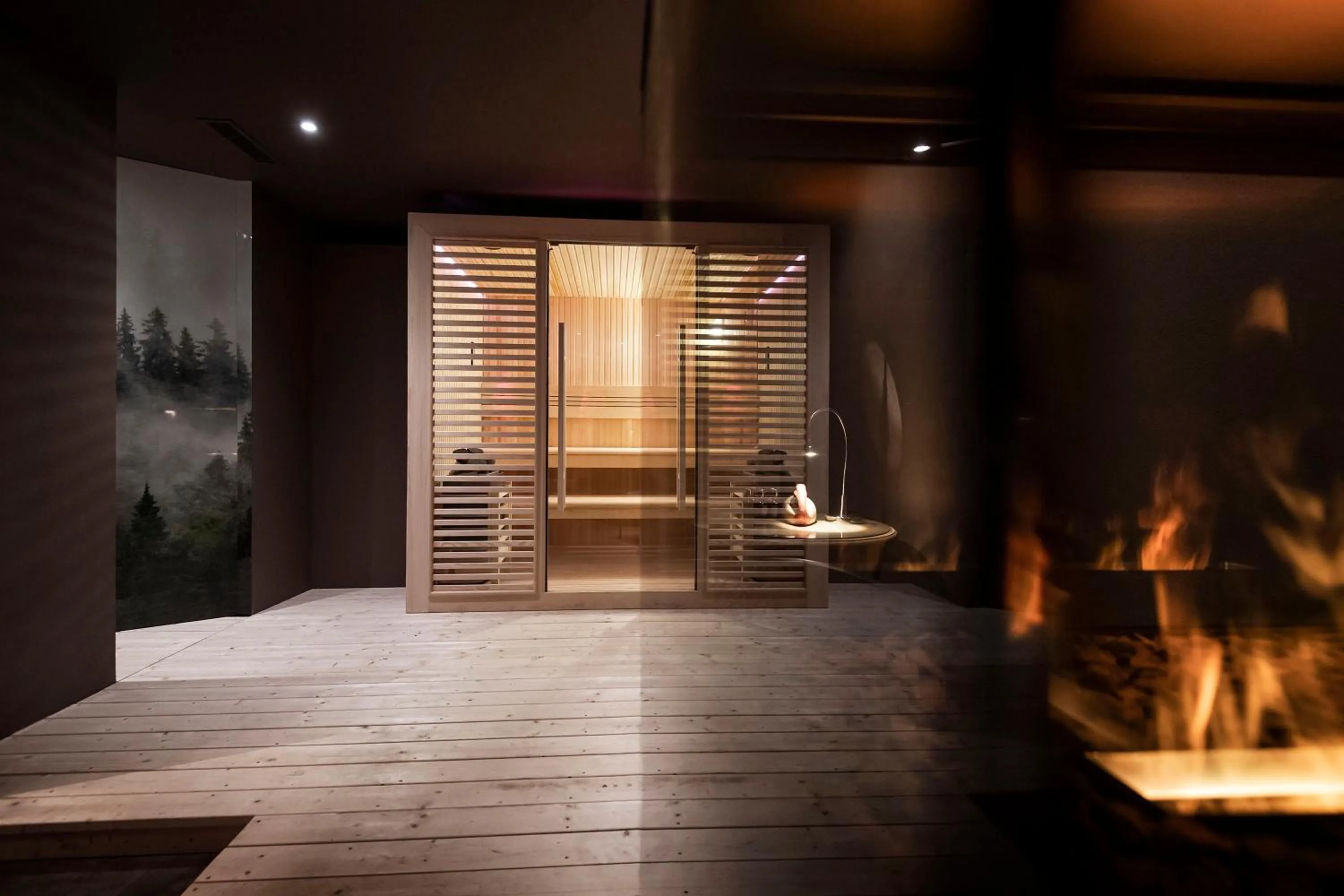 Sauna in Alpstay - Hotel Acadia - Adults Mountain Home