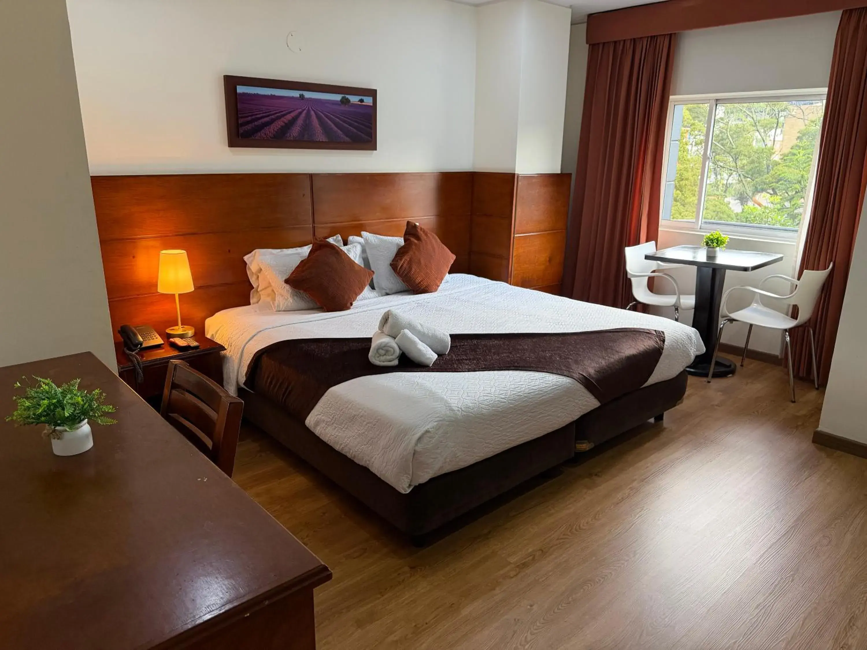 Bed in Blu Inn Hotel Bed in Blu Inn Hotel