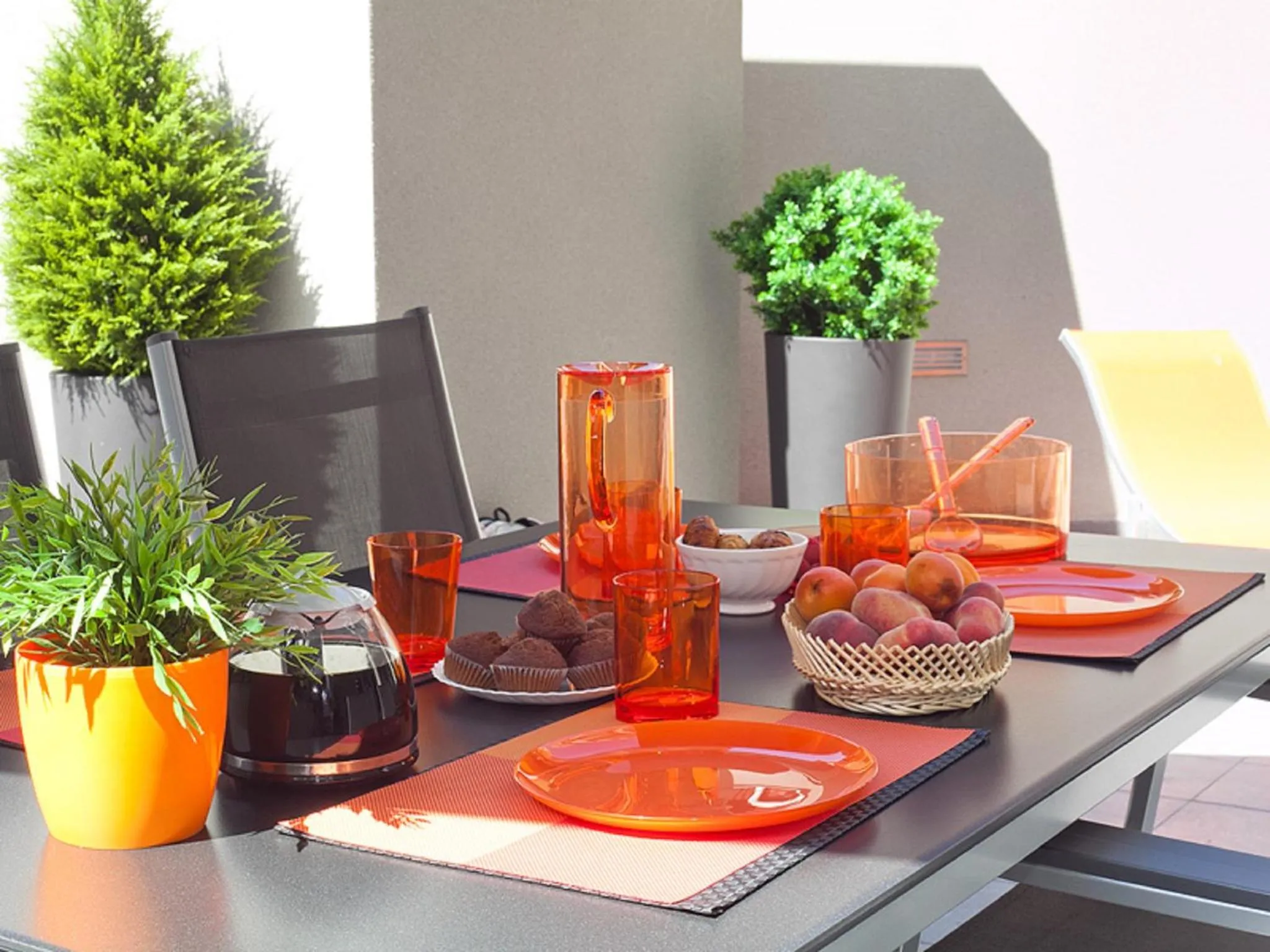 Patio in Charmsuites Paralel