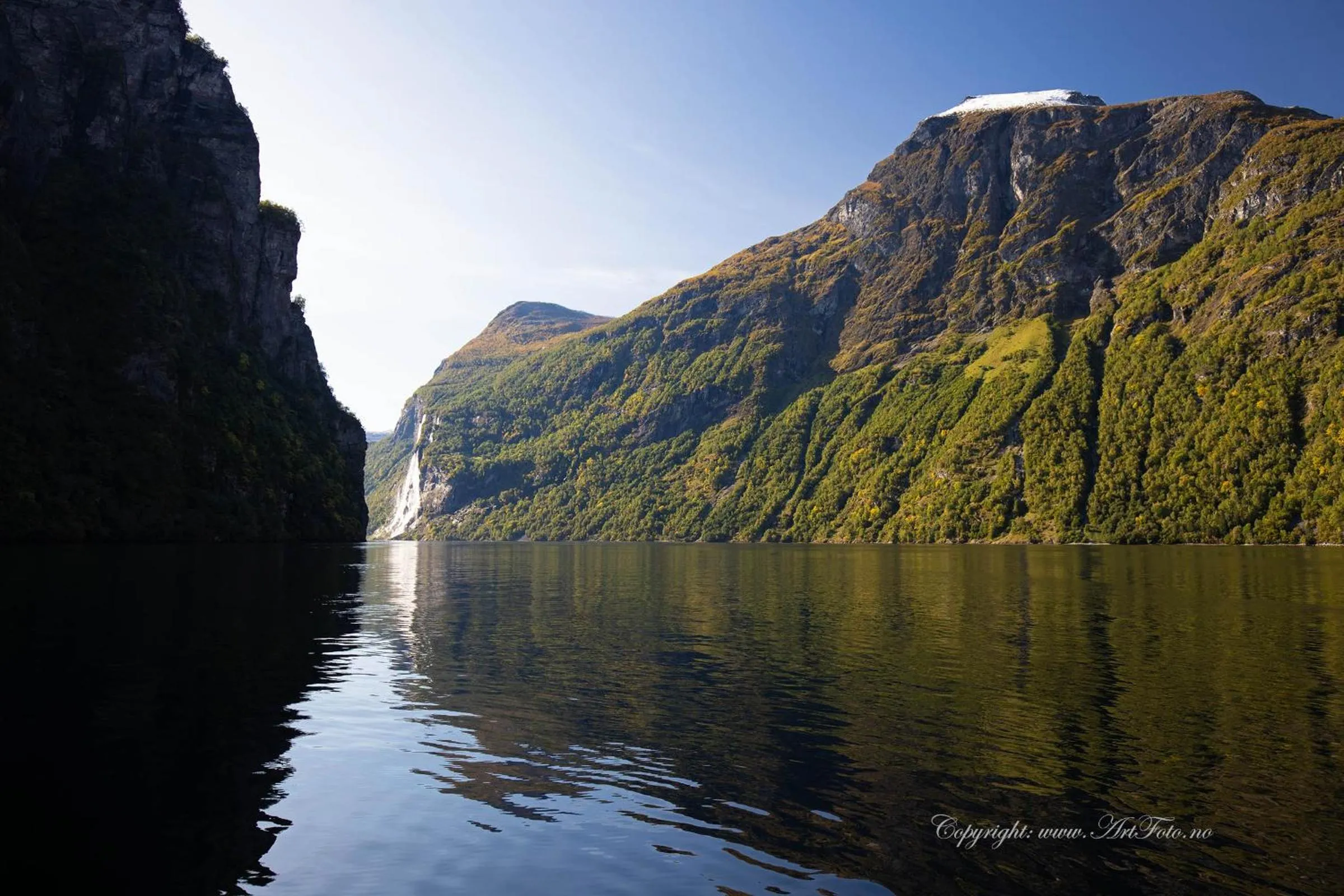 Nearby landmark in Geirangerfjorden Feriesenter