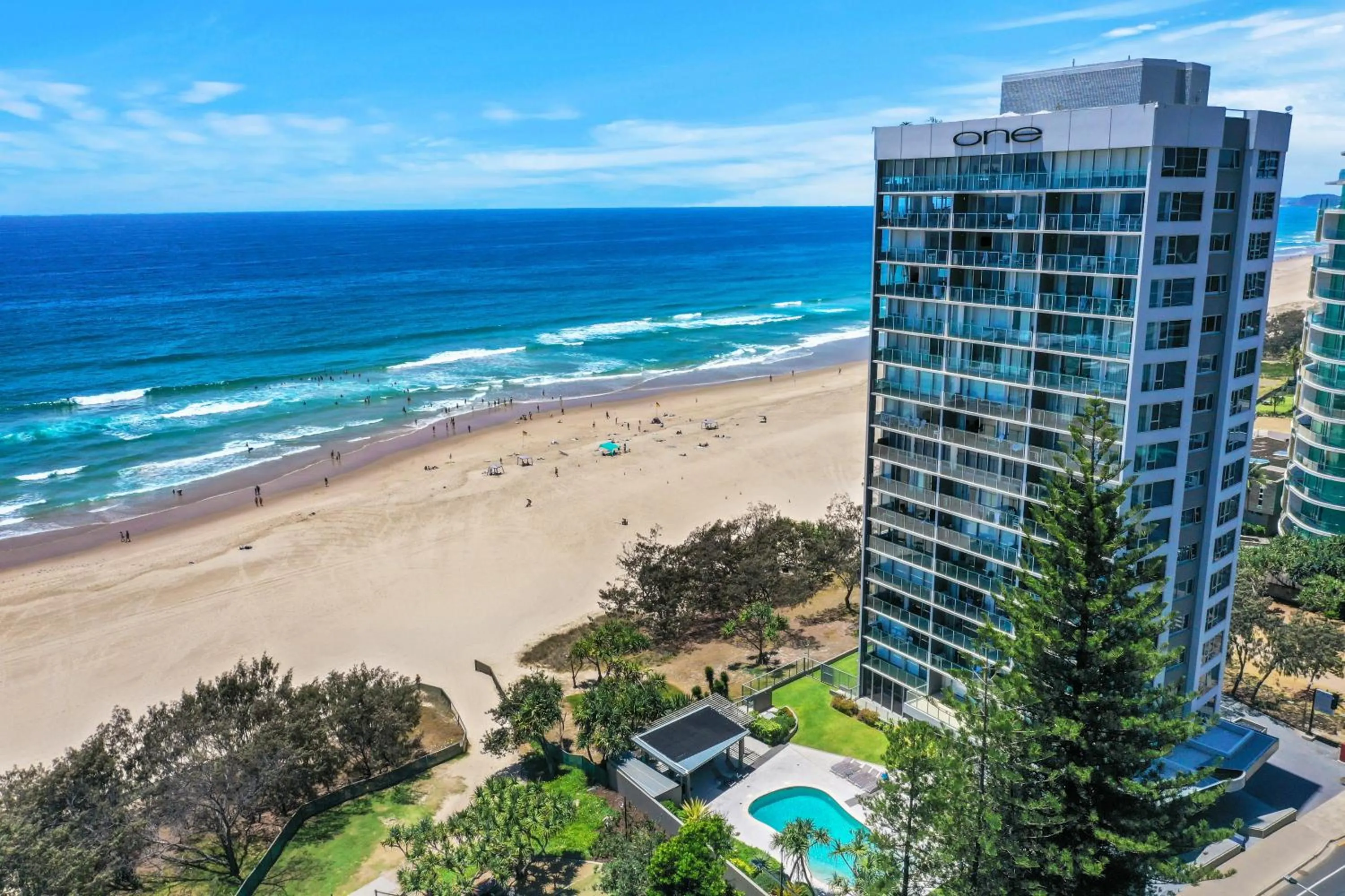 Property building in One The Esplanade Apartments on Surfers Paradise