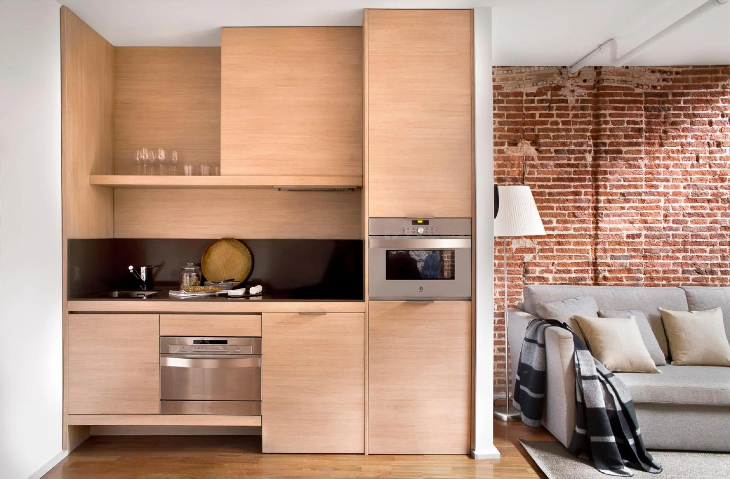 Kitchen or kitchenette in Eric Vökel Boutique Apartments - Madrid Suites