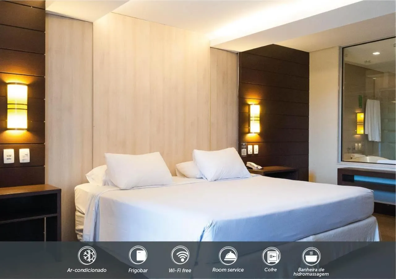 Bedroom, Bed in Master Gramado Hotel - Espaço Kids Incrível