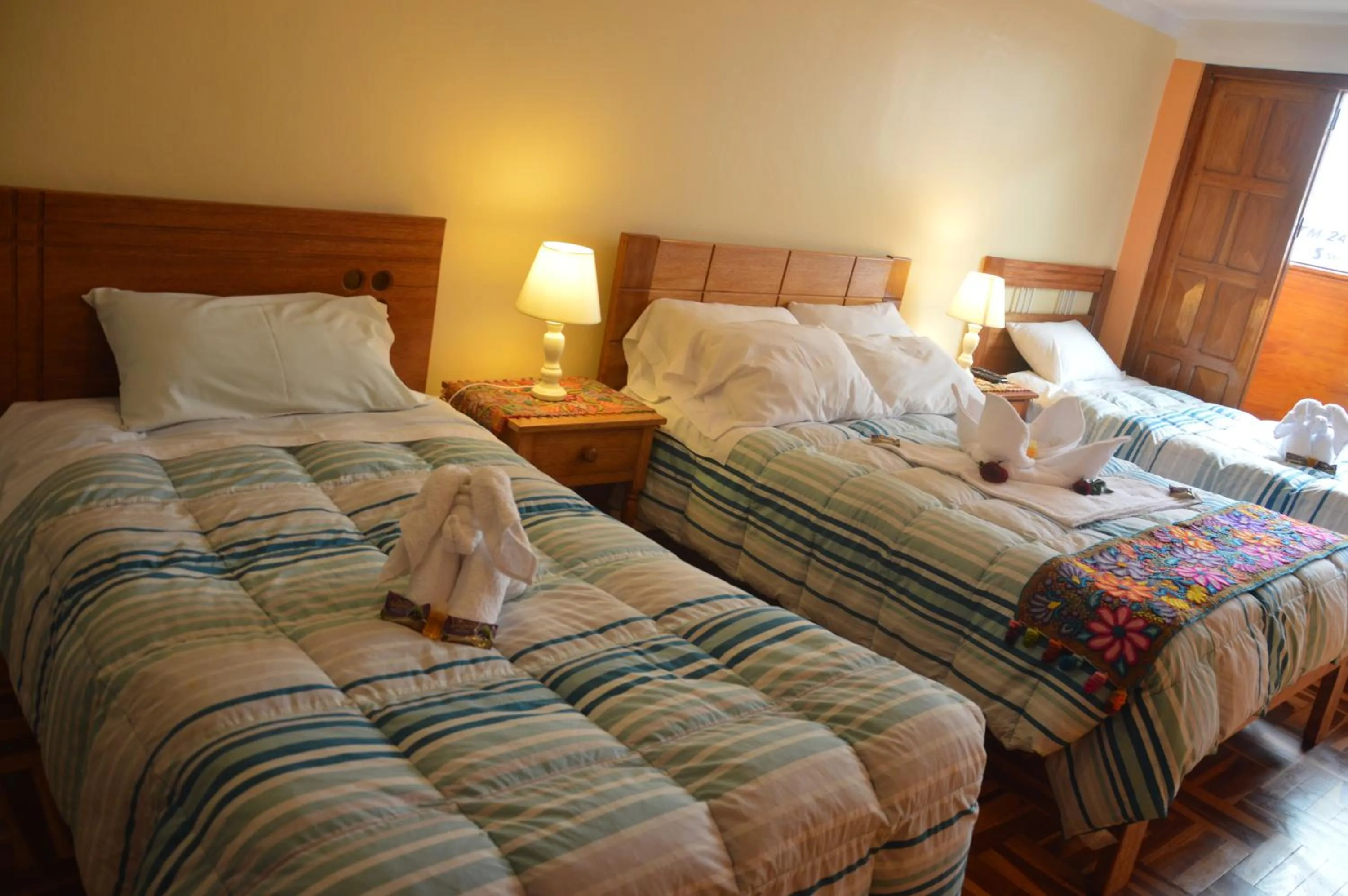 Bed in Hostal Wasichay