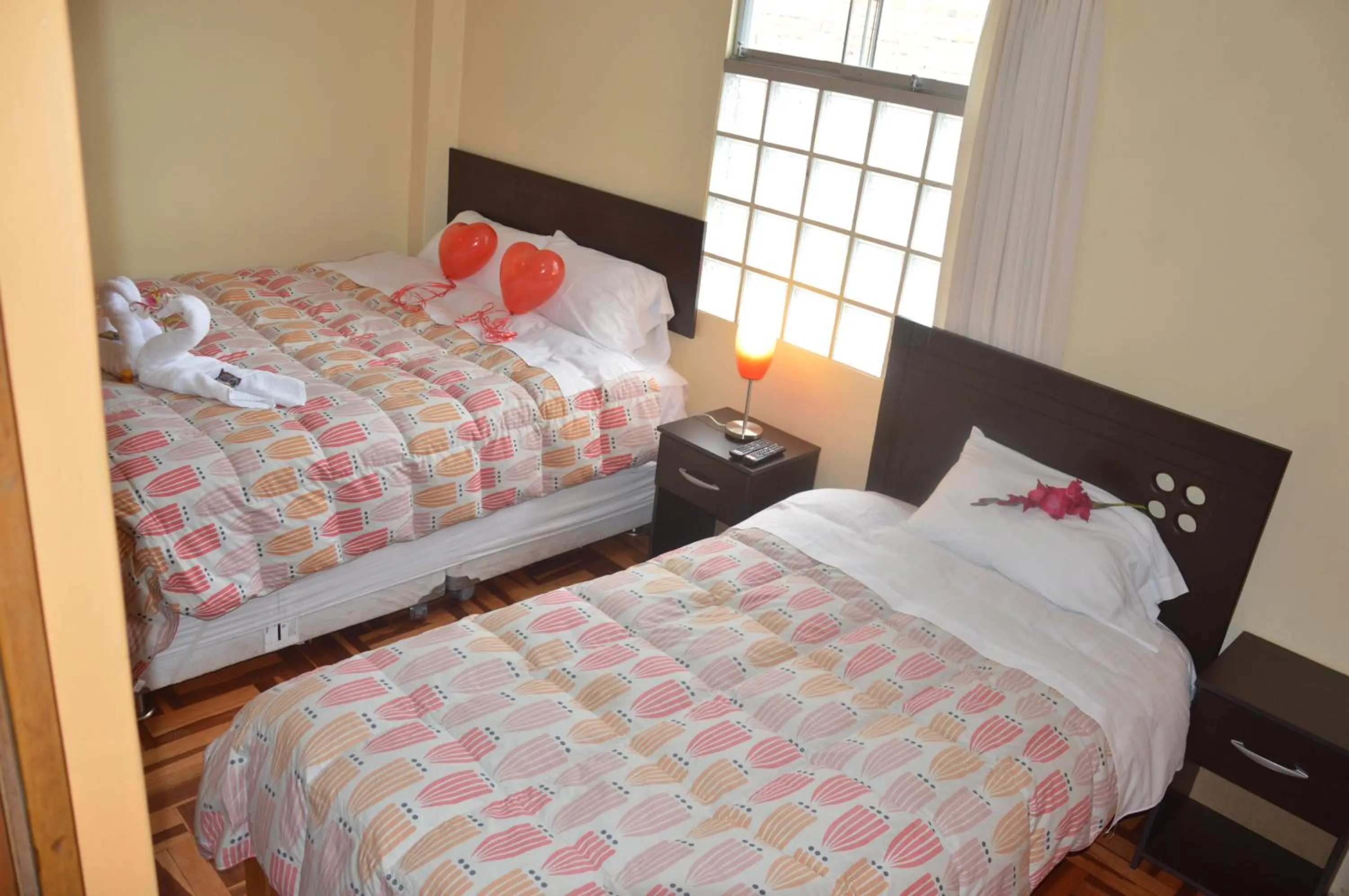 Bed in Hostal Wasichay