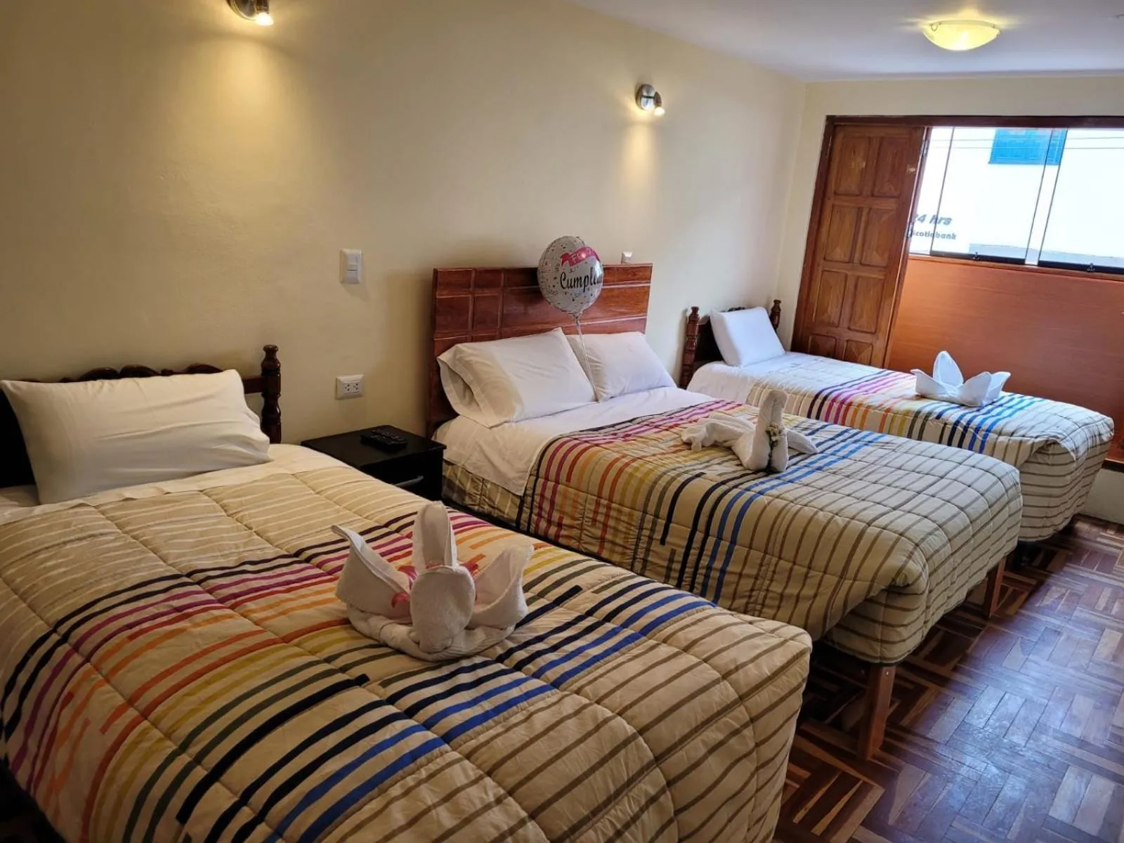 Bed in Hostal Wasichay