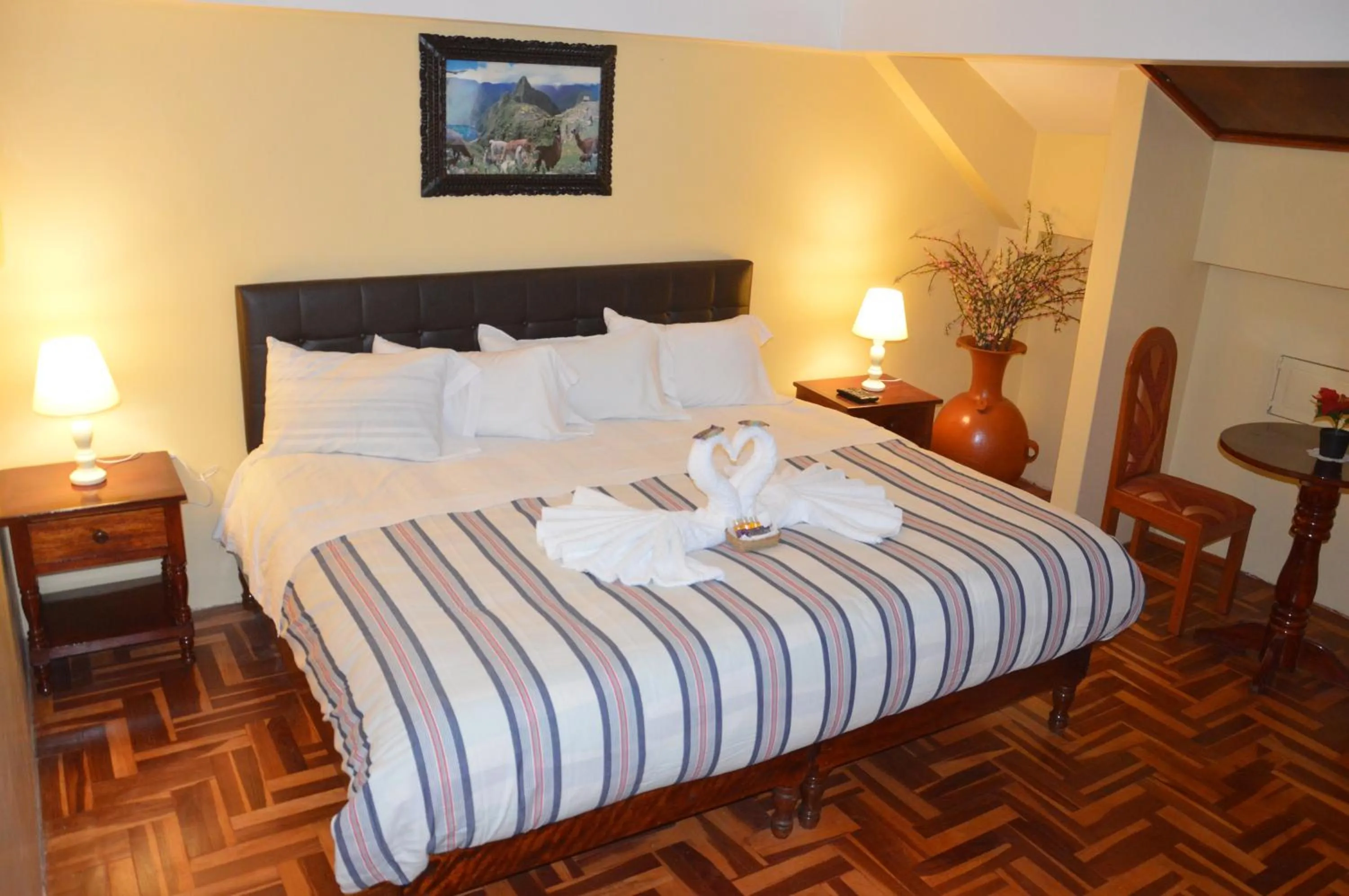 Bed in Hostal Wasichay