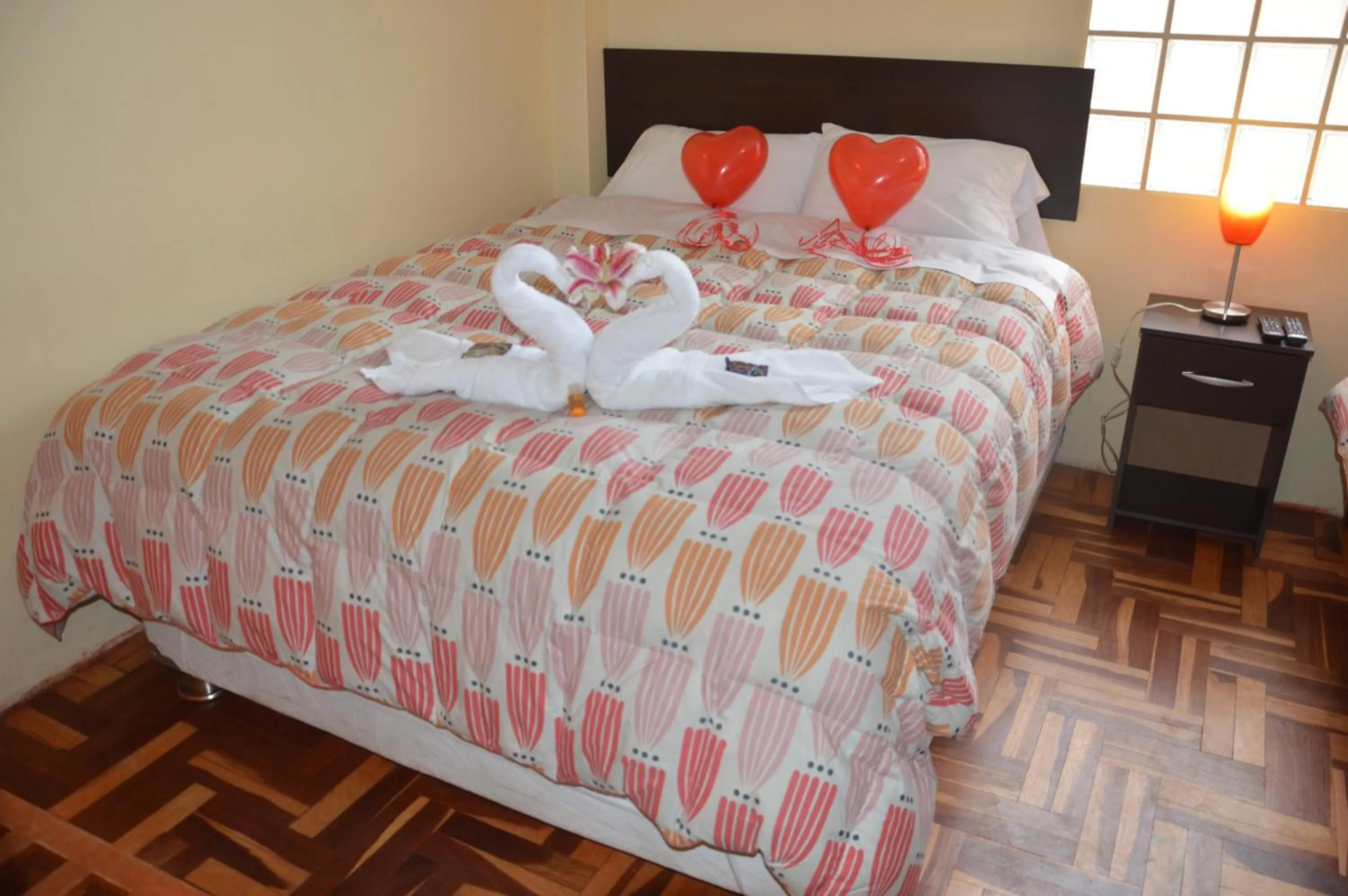 Bed in Hostal Wasichay