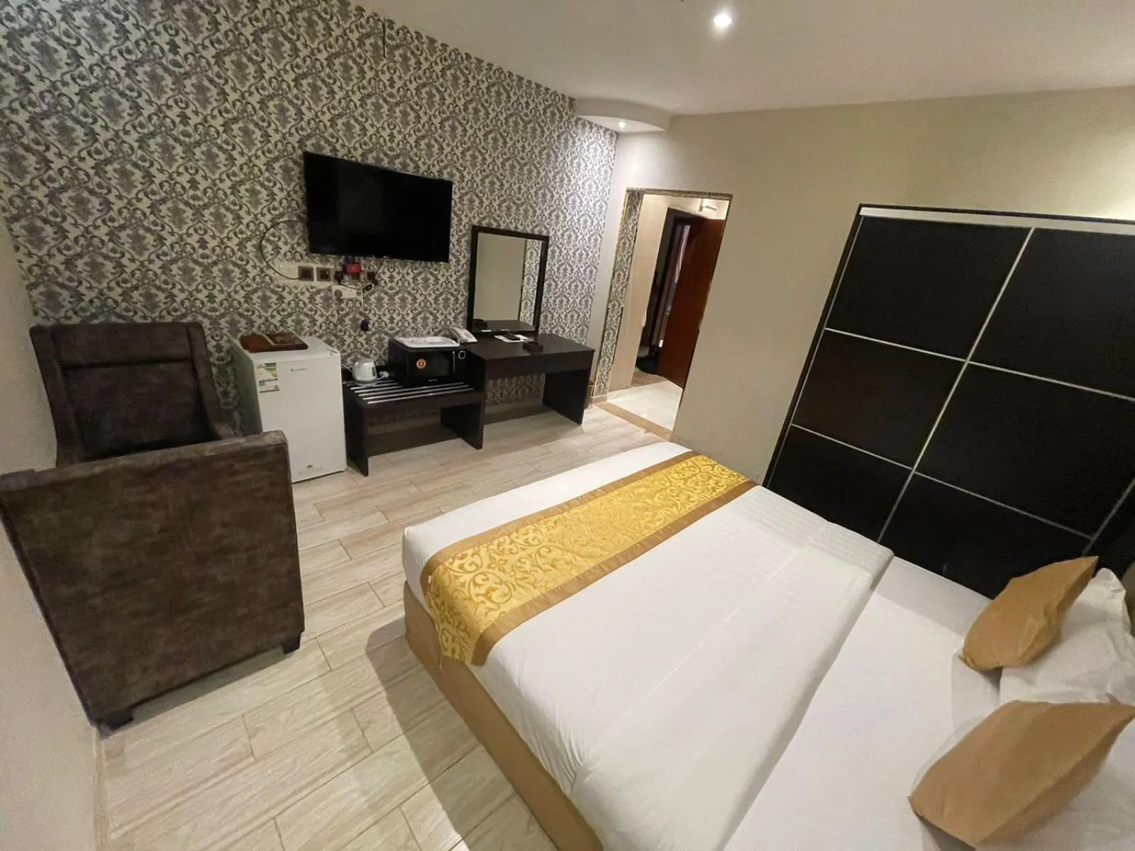 Bed in Nourth House ApartHotel-شقق البيت الشمالي للشقق المفروشة