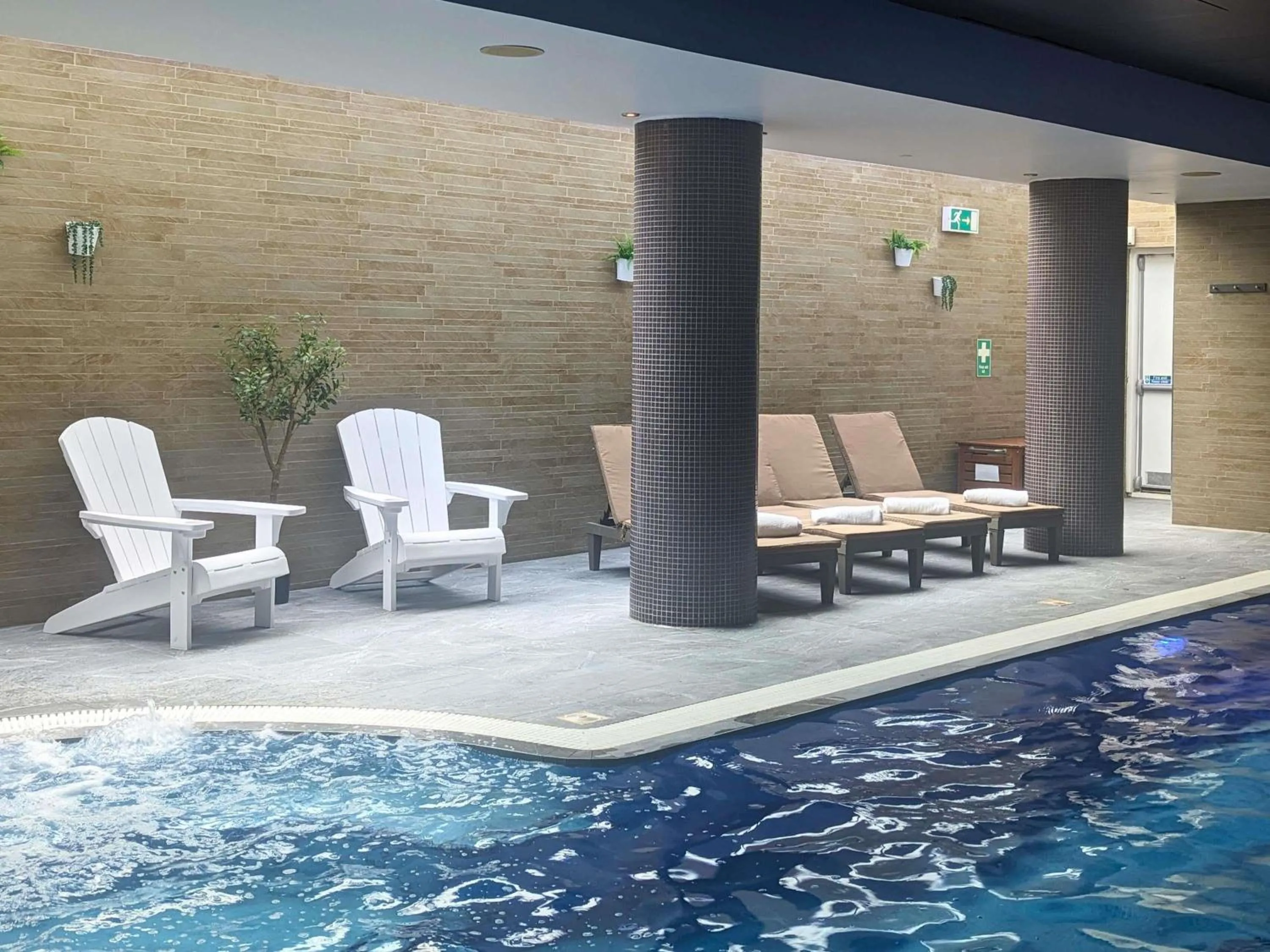 Pool view in Novotel Edinburgh Park