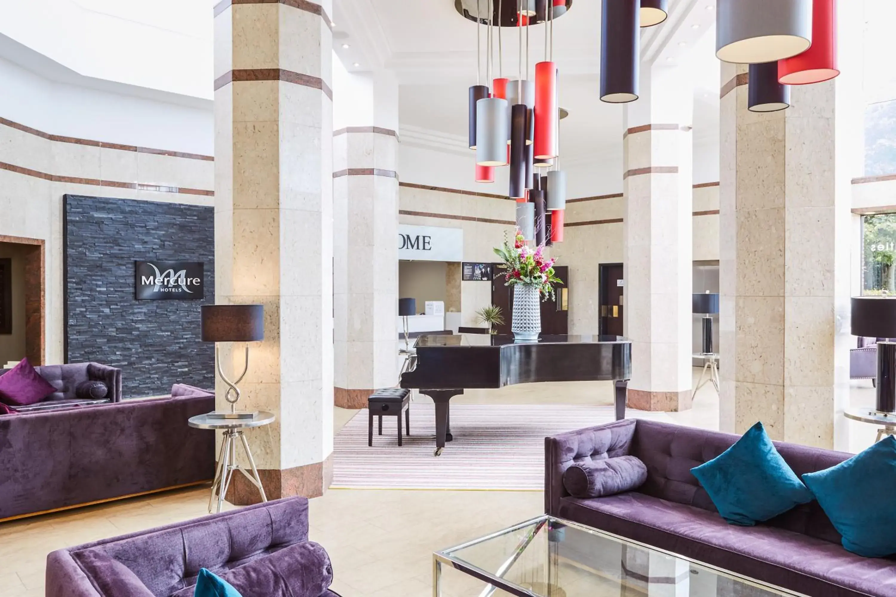 Lobby or reception in Mercure St Helens Lobby or reception in Mercure St Helens