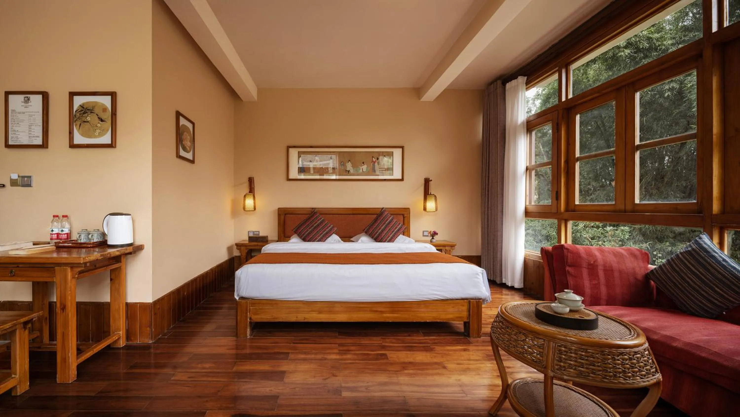 Decorative detail, Bed in Moondance Boutique Resort