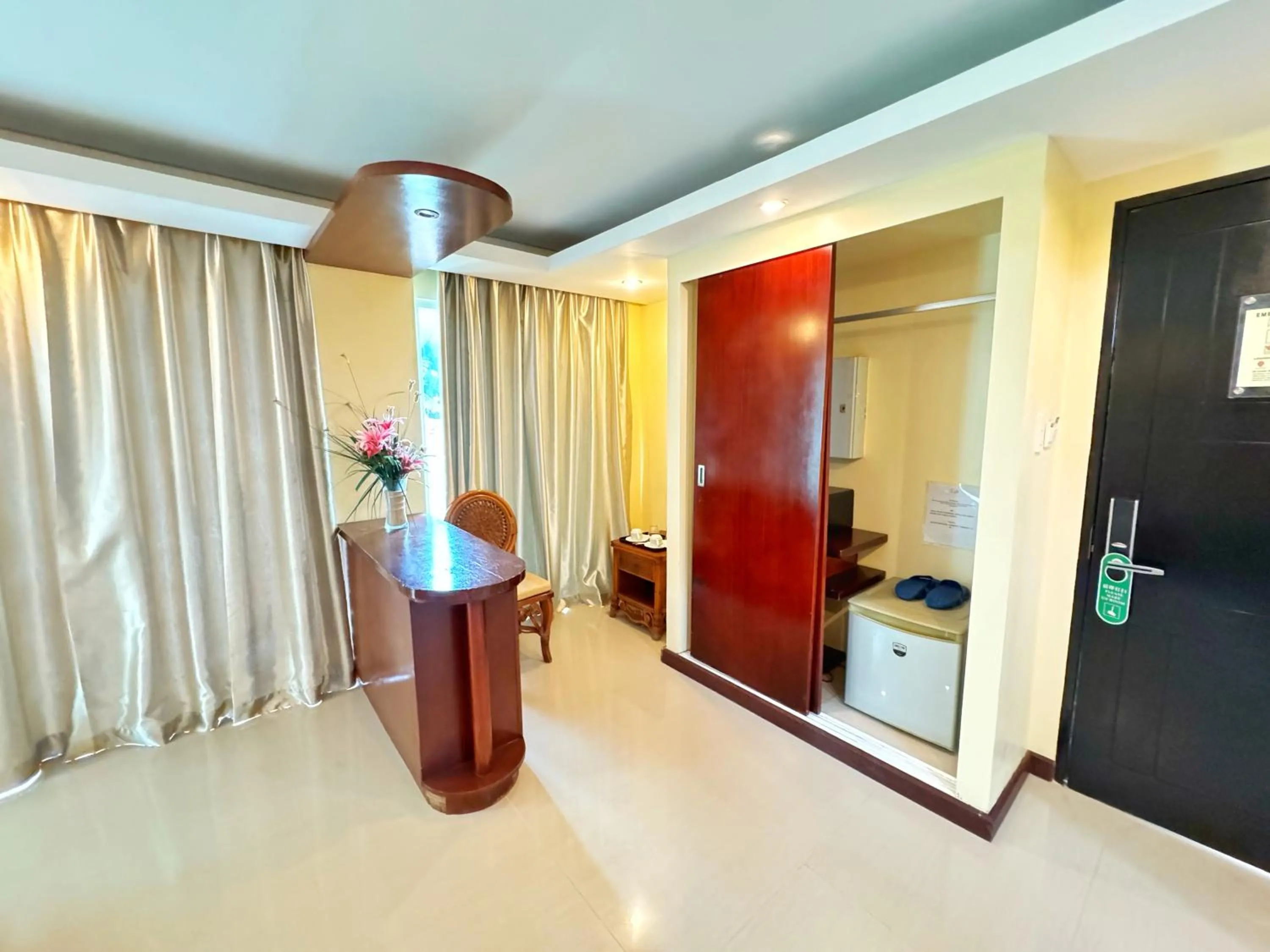 wardrobe in Golden Phoenix Hotel Boracay