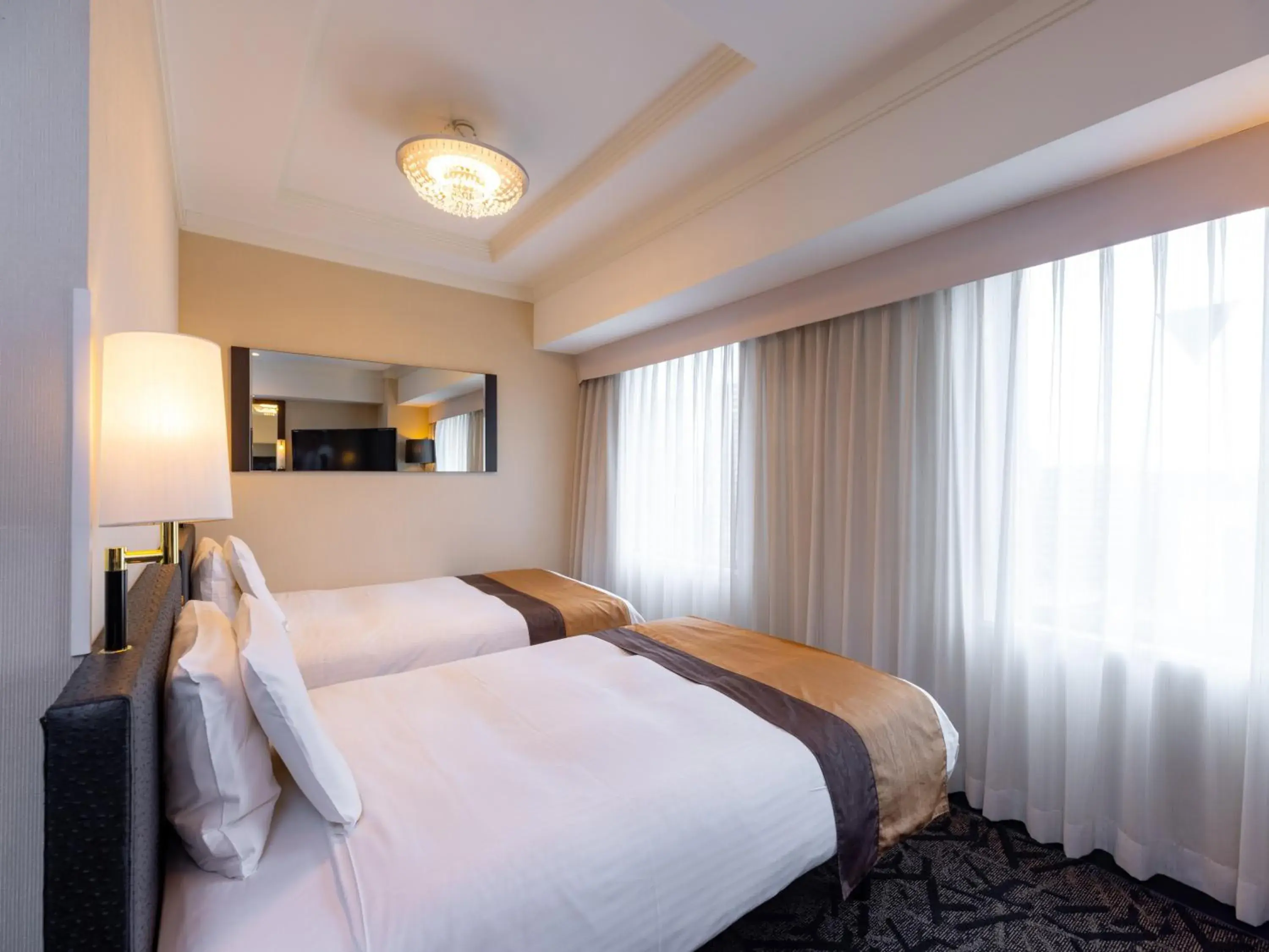 Photo of the whole room, Bed in APA Hotel Nihonbashi Hamacho Ekiminami Photo of the whole room, Bed in APA Hotel Nihonbashi Hamacho Ekiminami