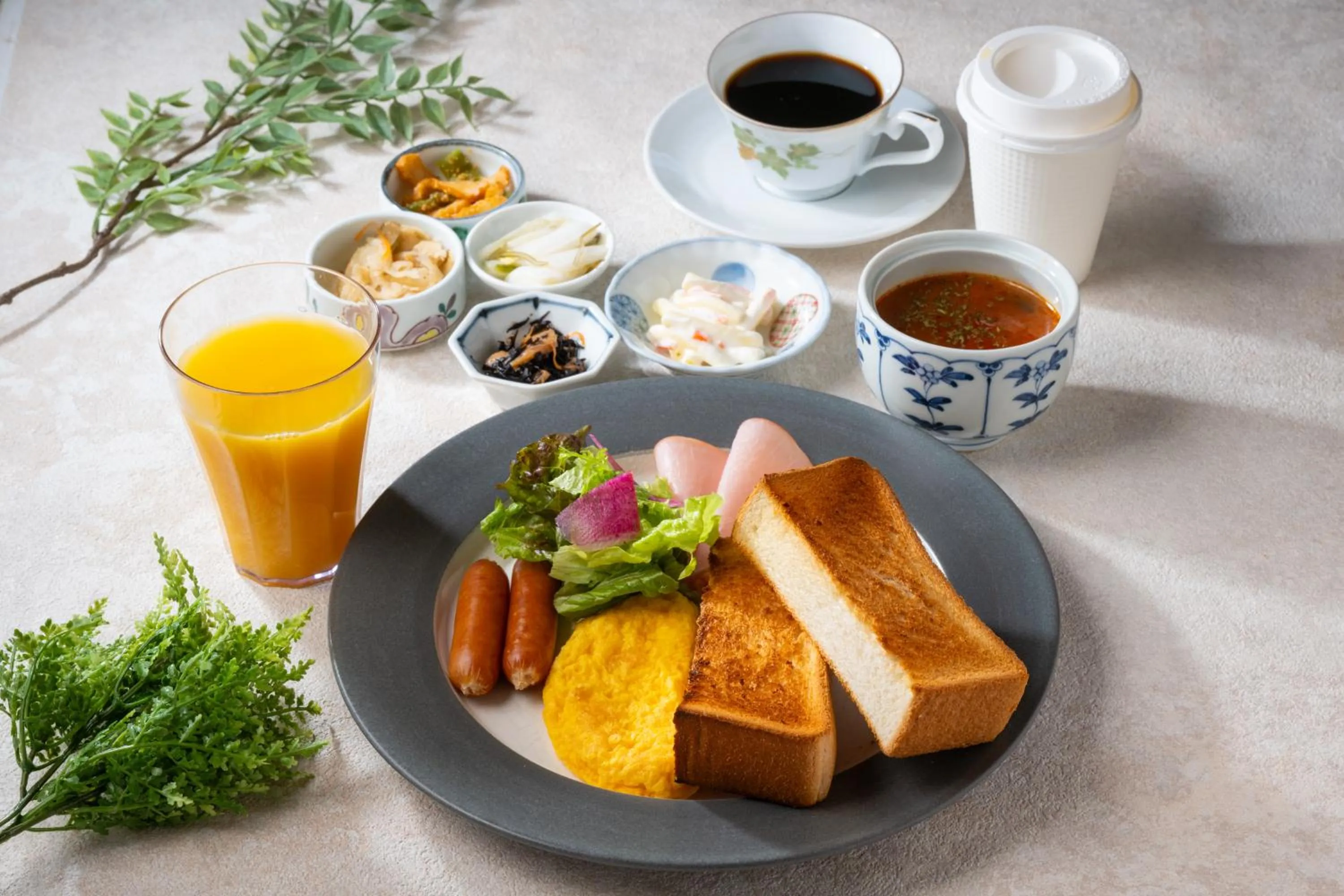 Breakfast in APA Hotel Nihonbashi Hamacho Ekiminami