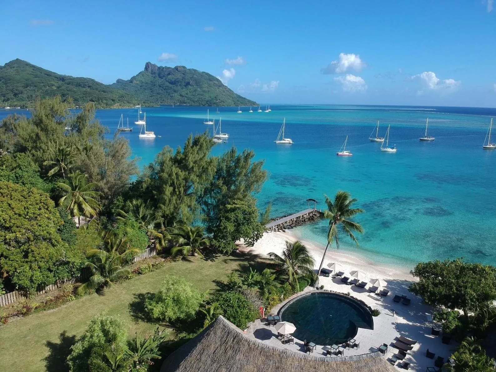 Swimming pool in Maitai Lapita Village Huahine