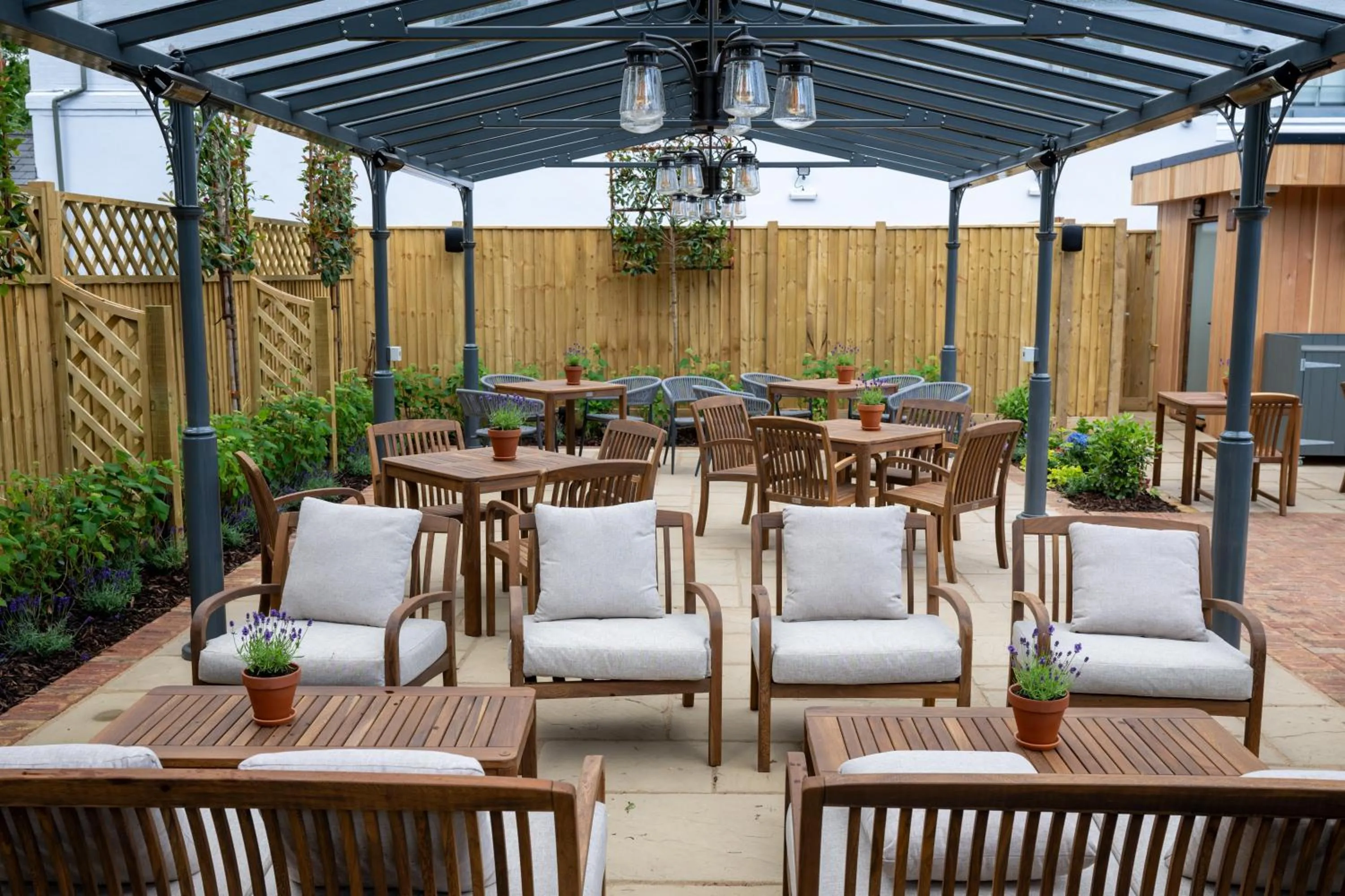 Balcony/Terrace in Wheatsheaf Hotel by Chef & Brewer Collection