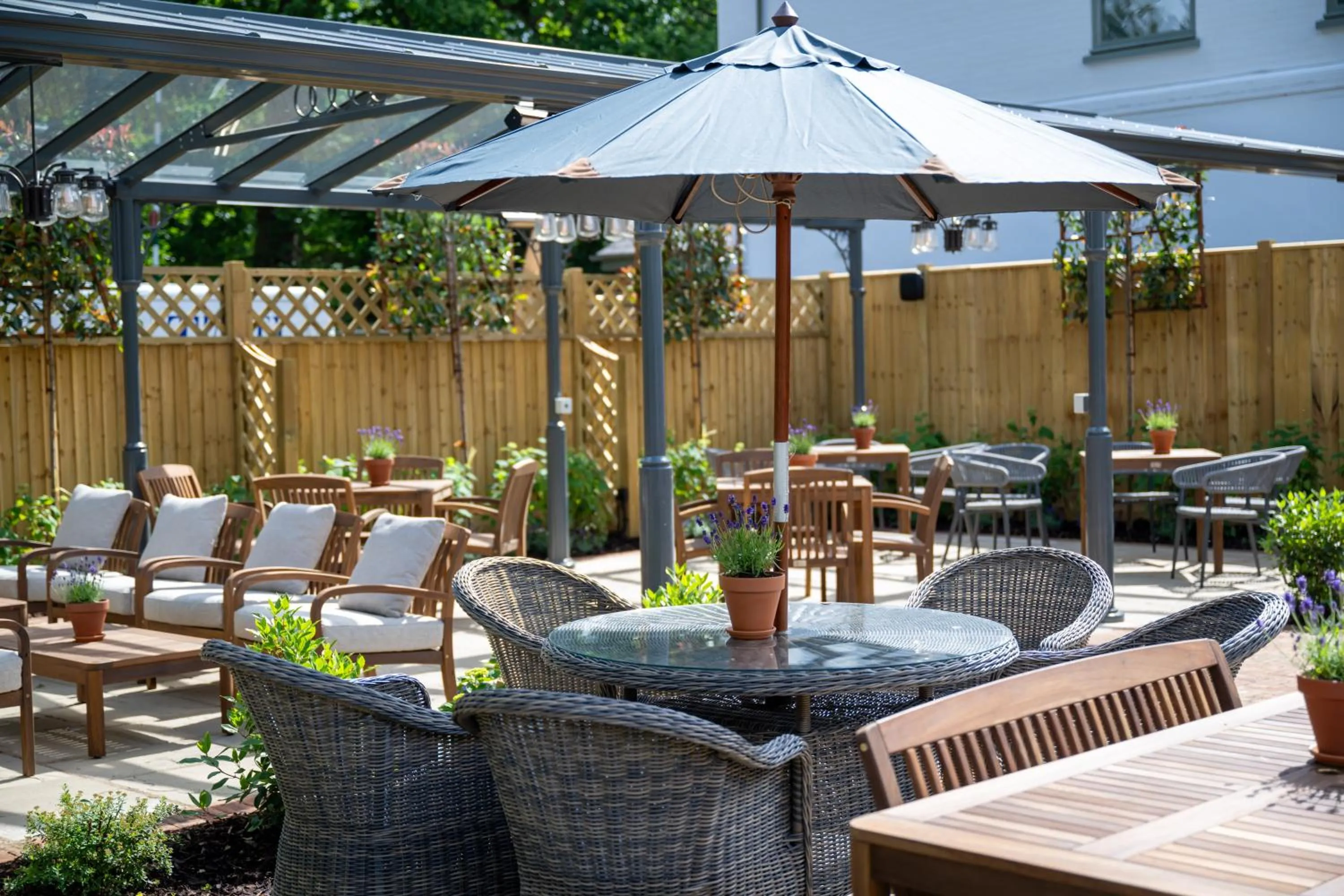 Garden in Wheatsheaf Hotel by Chef & Brewer Collection