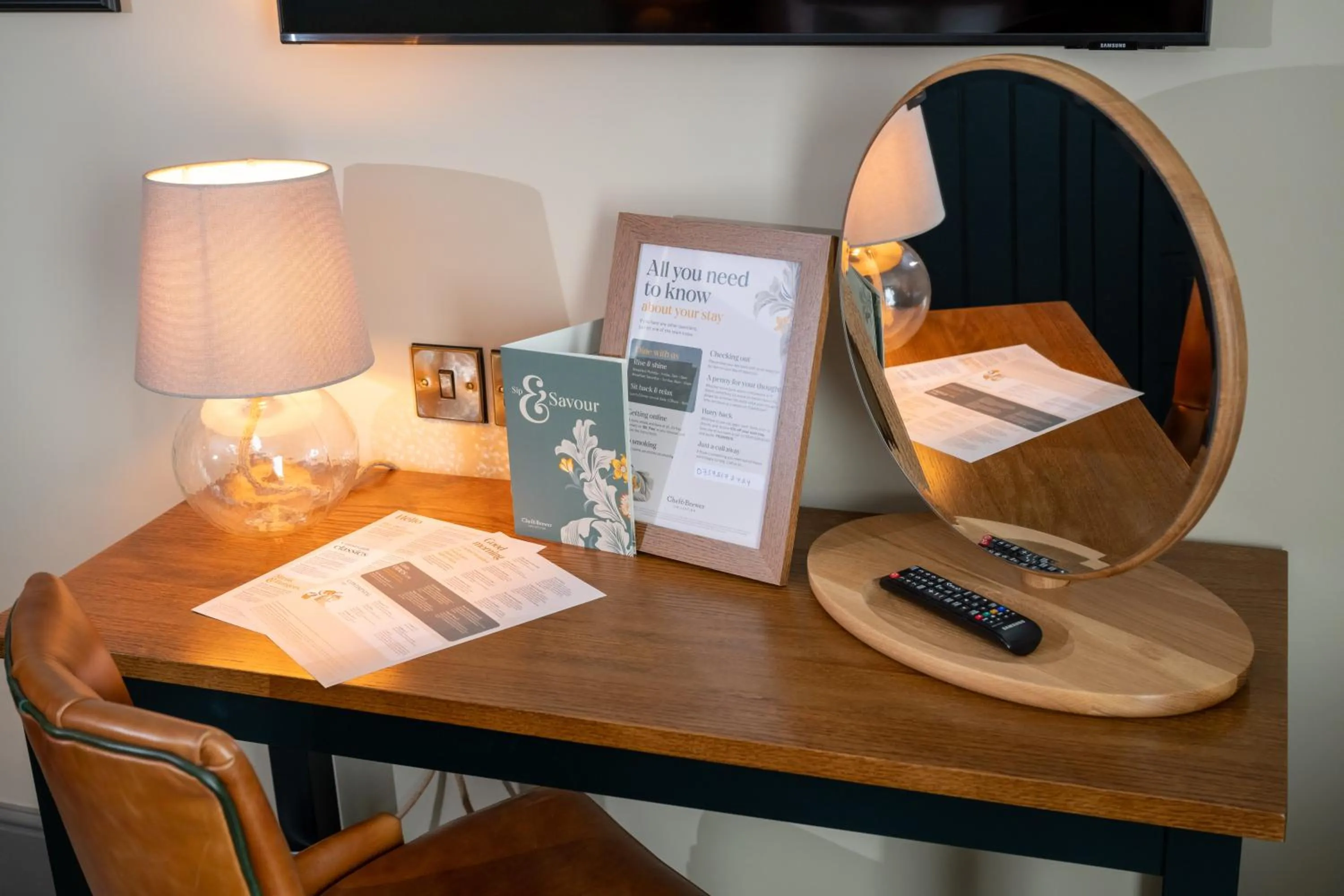 Bedroom in Wheatsheaf Hotel by Chef & Brewer Collection