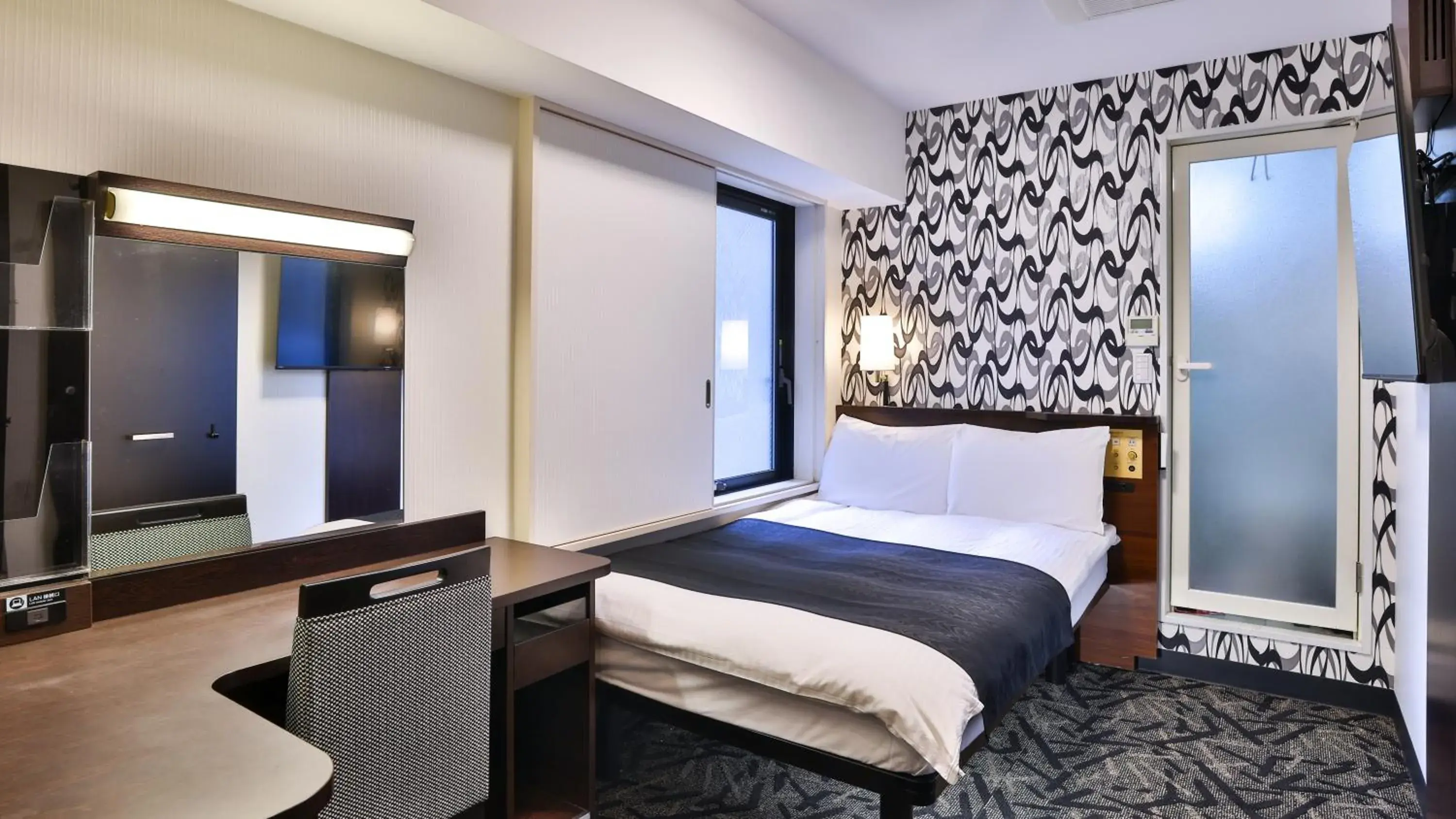 Bed in APA Hotel Tsukiji Ekiminami Bed in APA Hotel Tsukiji Ekiminami