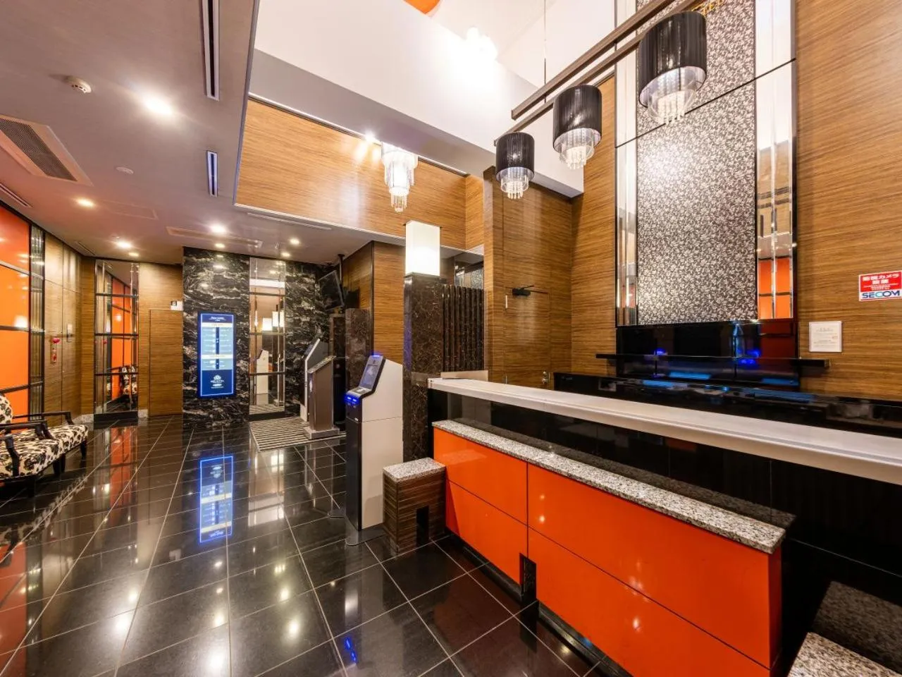 Lobby or reception in APA Hotel Tsukiji Ekiminami