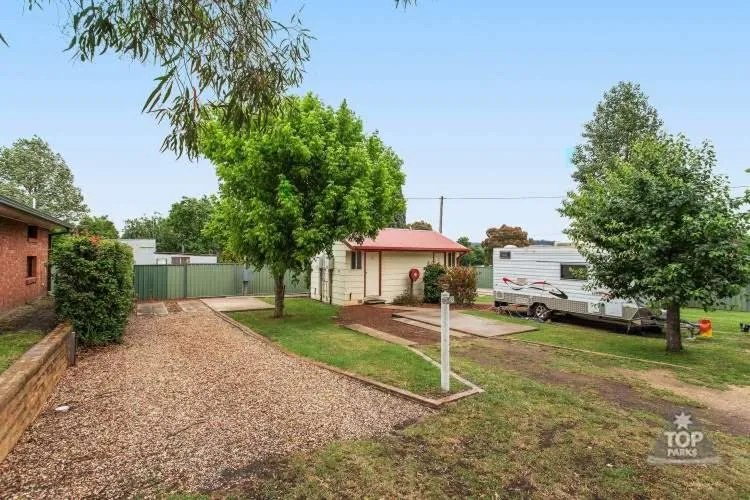Standard Powered Site with Shared Bathroom (Bring your own Caravan/Tent) in Fossicker Caravan Park