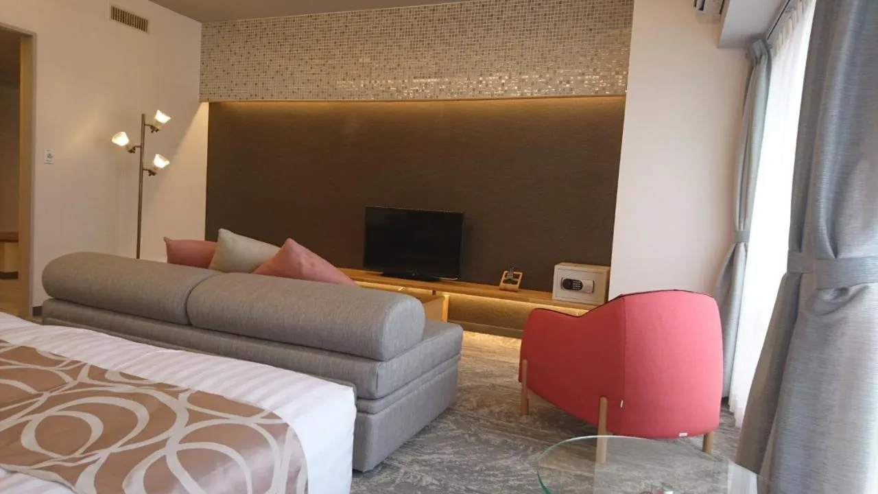 Photo of the whole room, Bed in Hotel Spax Kusatsu