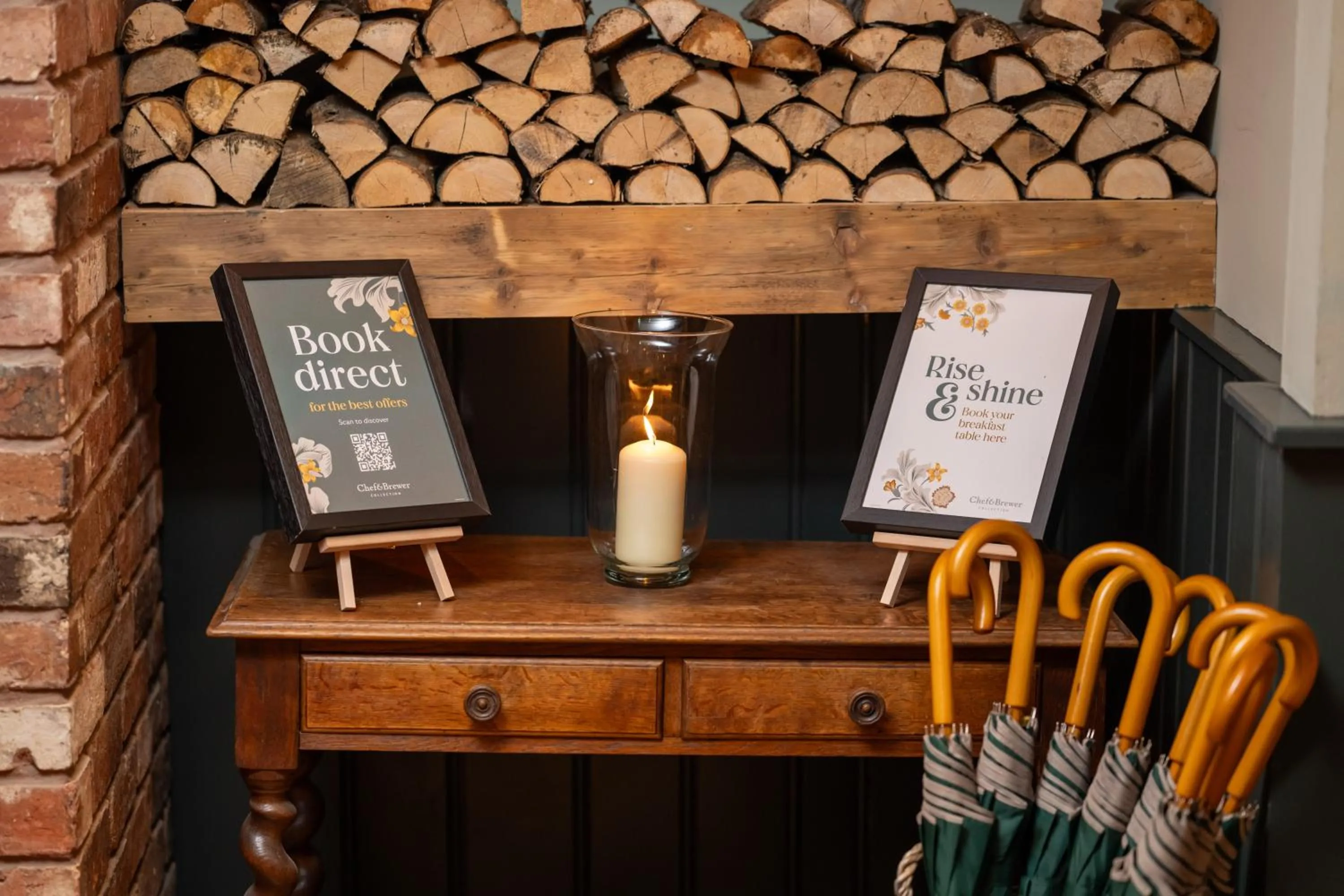 Facade/entrance in Himley House by Chef & Brewer Collection