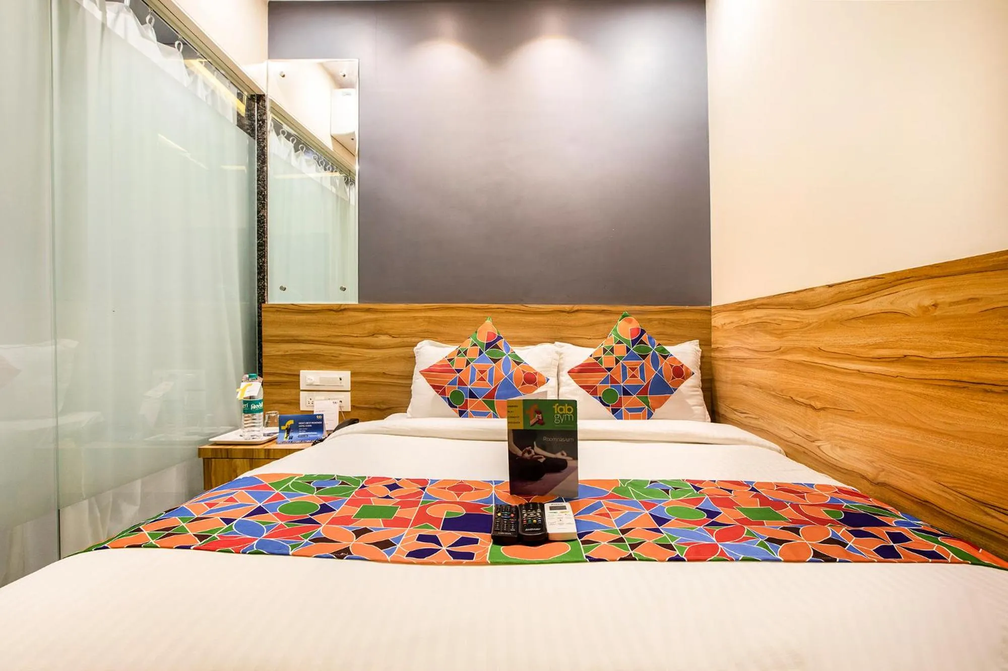 Bed in FabHotel Marol Metro