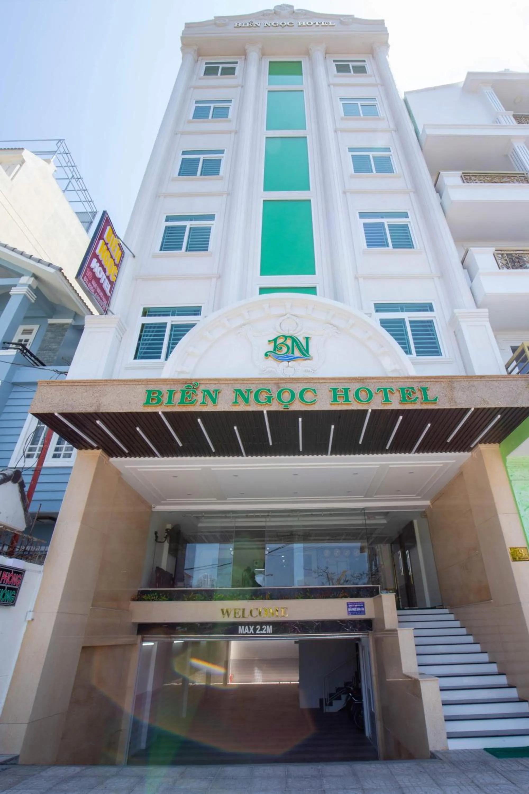 Facade/entrance in Biển Ngọc Hotel