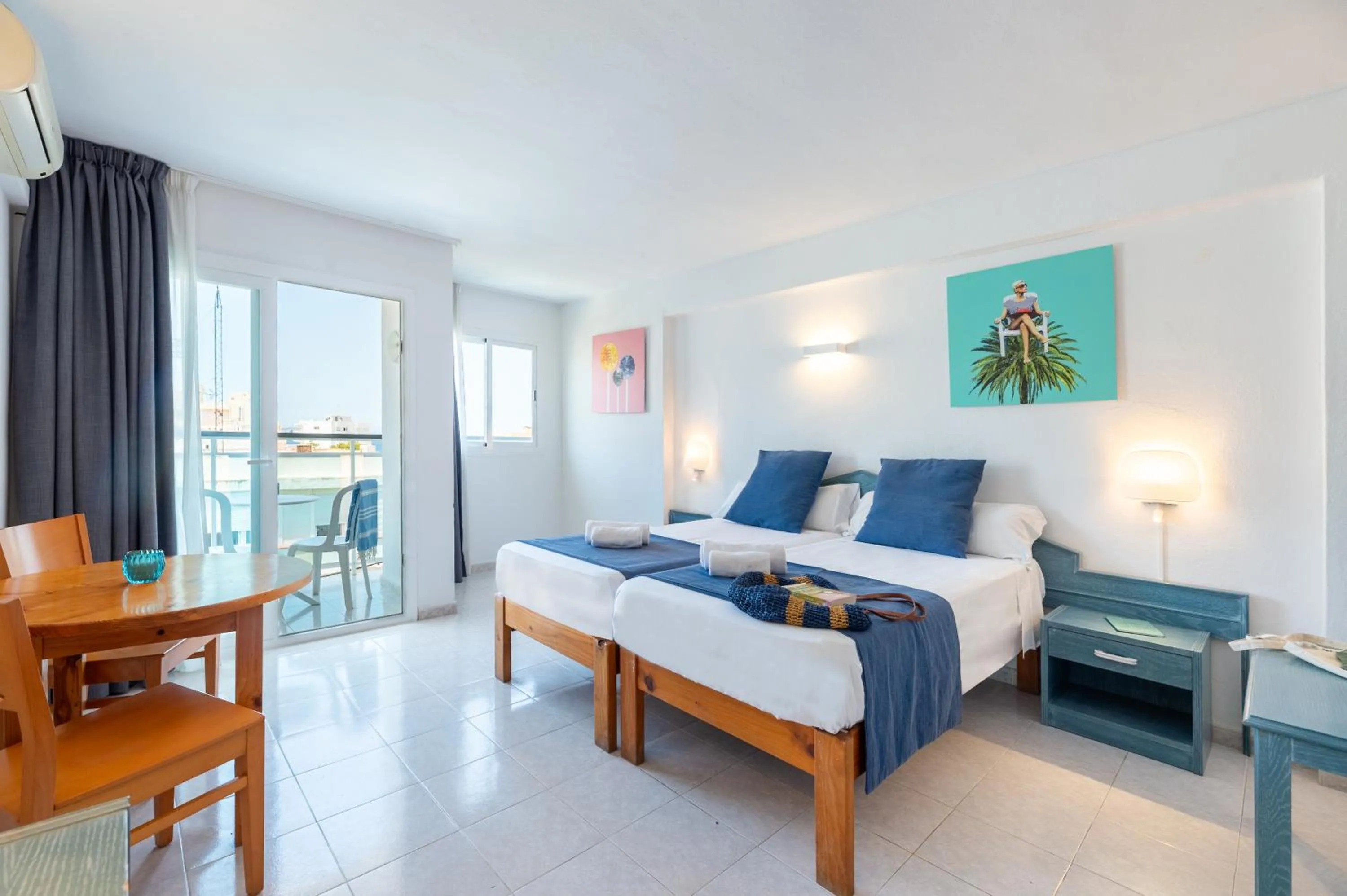 Bed in Hotel Apartamentos Vibra Central City - Adults only