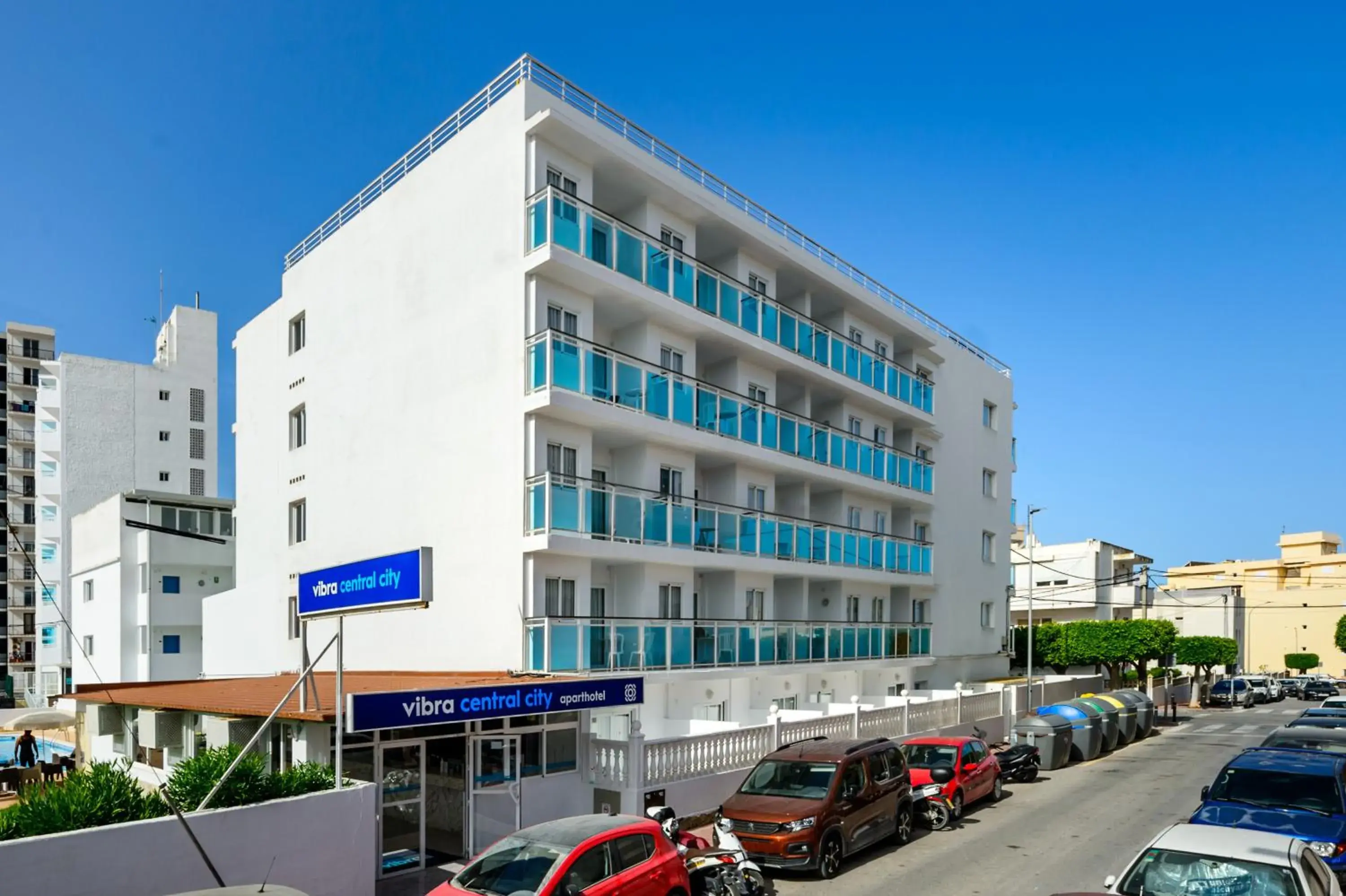 Property building in Hotel Apartamentos Vibra Central City - Adults only Property building in Hotel Apartamentos Vibra Central City - Adults only