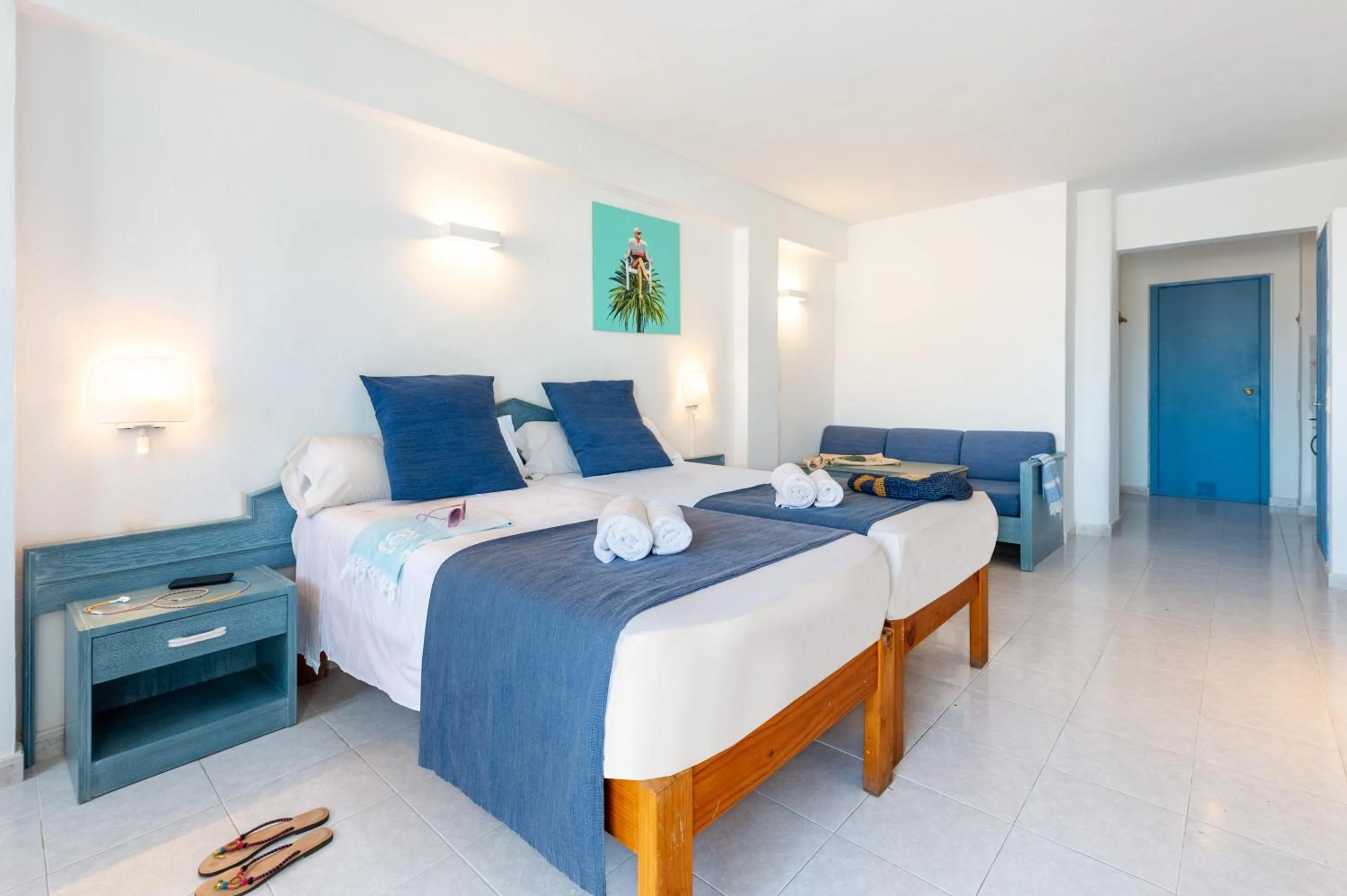 Bed in Hotel Apartamentos Vibra Central City - Adults only