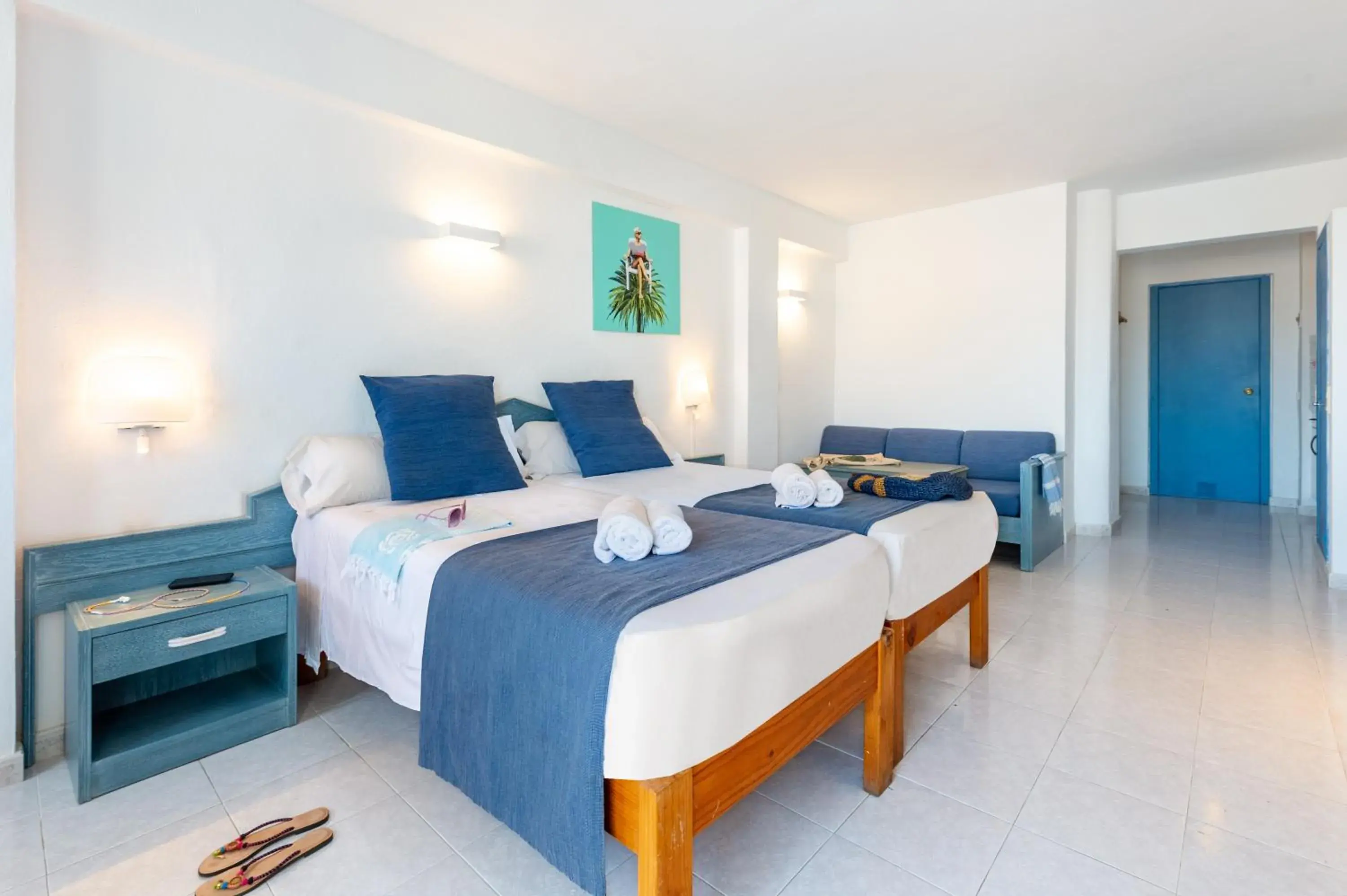 Bed in Hotel Apartamentos Vibra Central City - Adults only Bed in Hotel Apartamentos Vibra Central City - Adults only