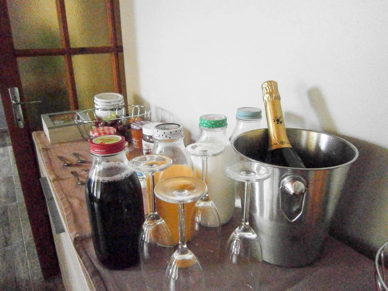 Breakfast in Le Charhido