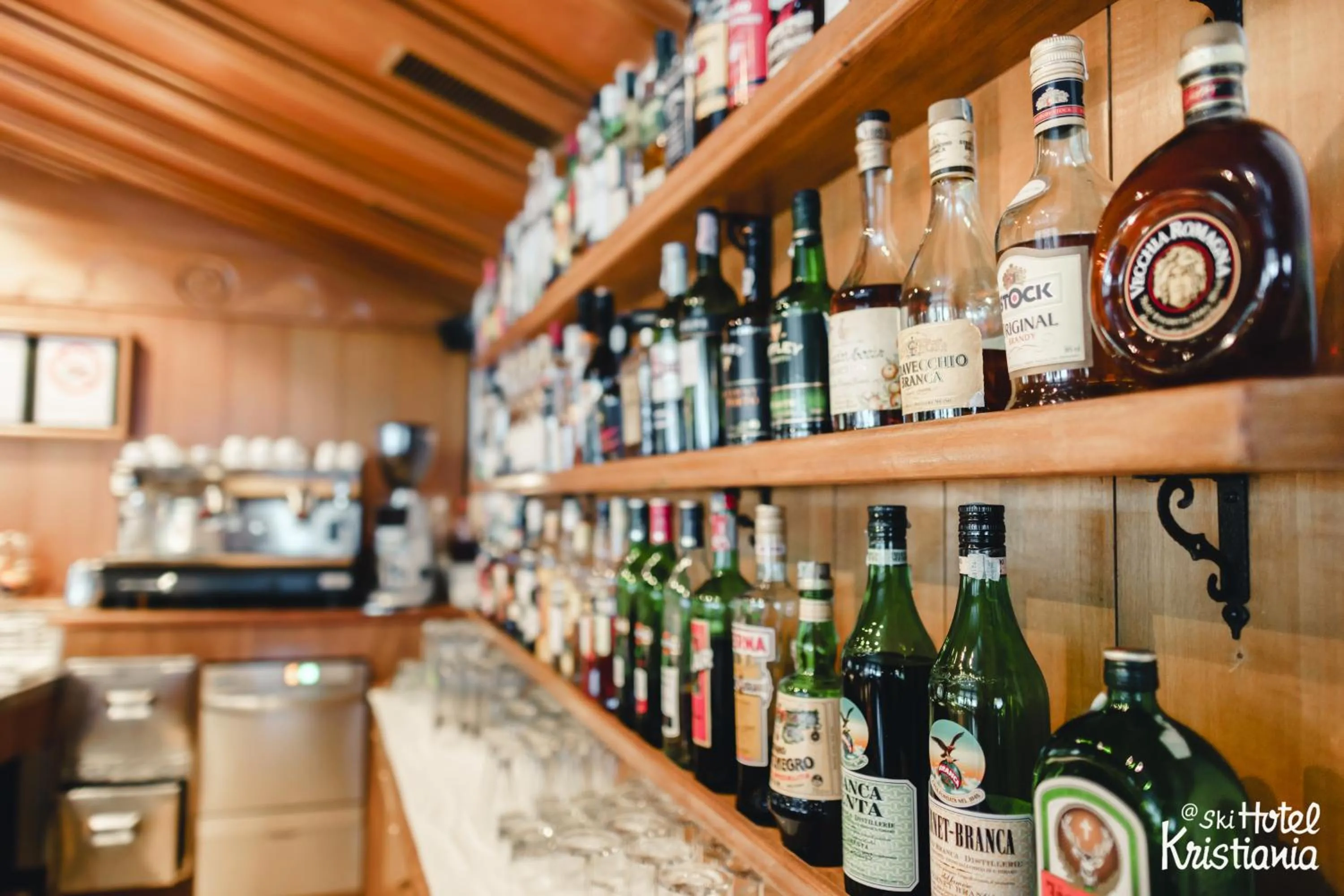 Alcoholic drinks in Kristiania Small Dolomites Hotel
