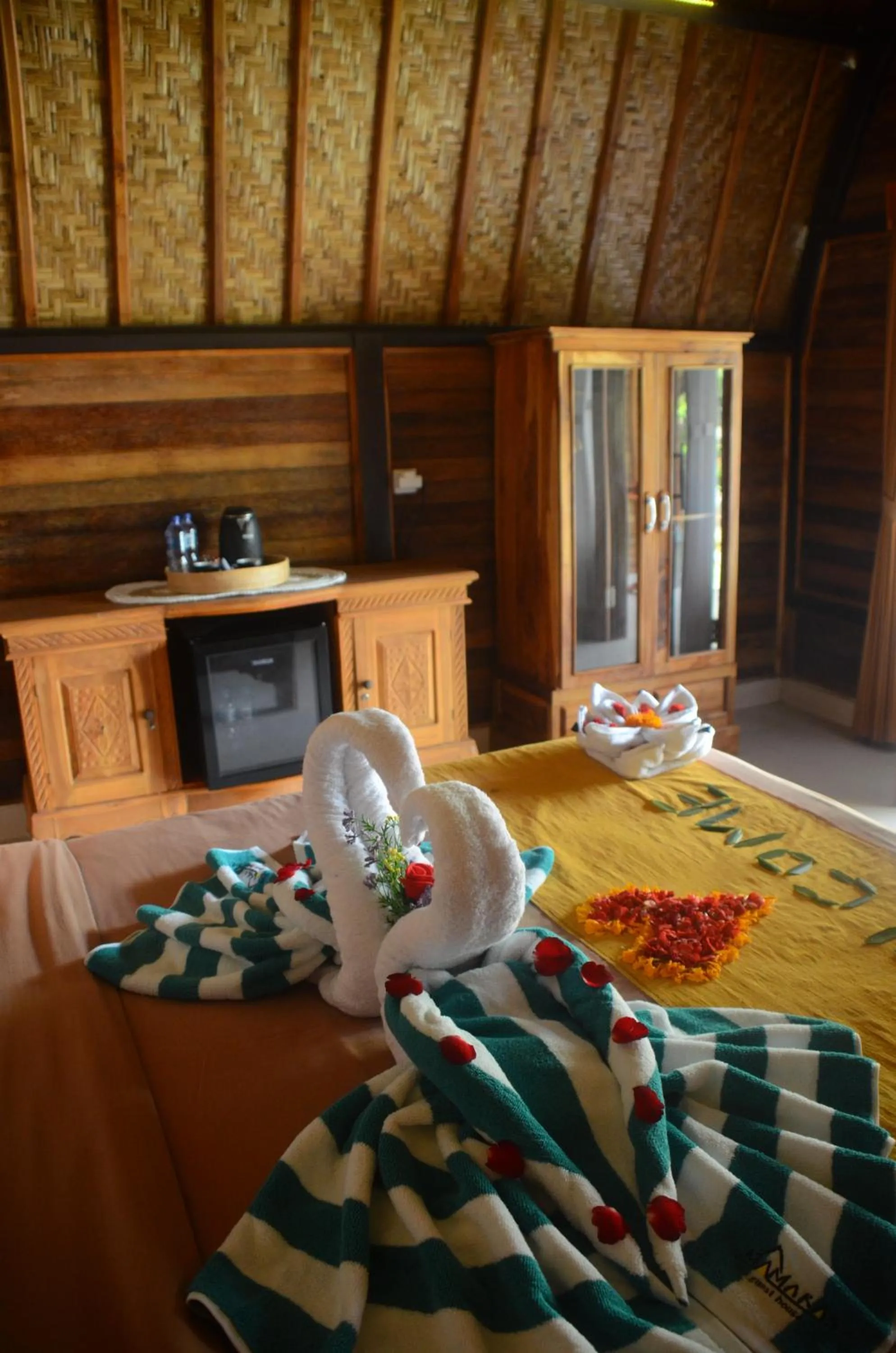 Bed in Mamaras Guest House