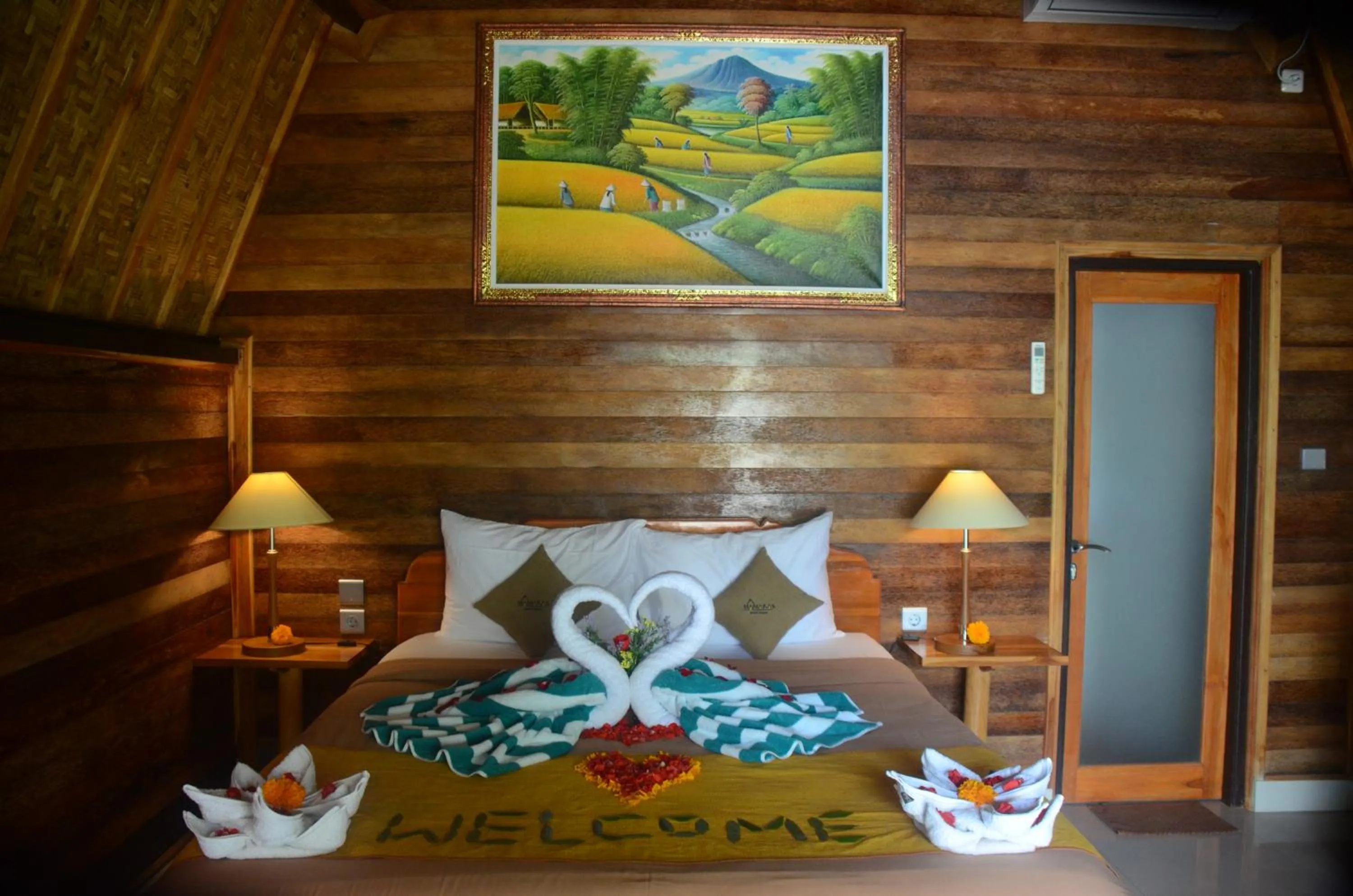 Bed in Mamaras Guest House