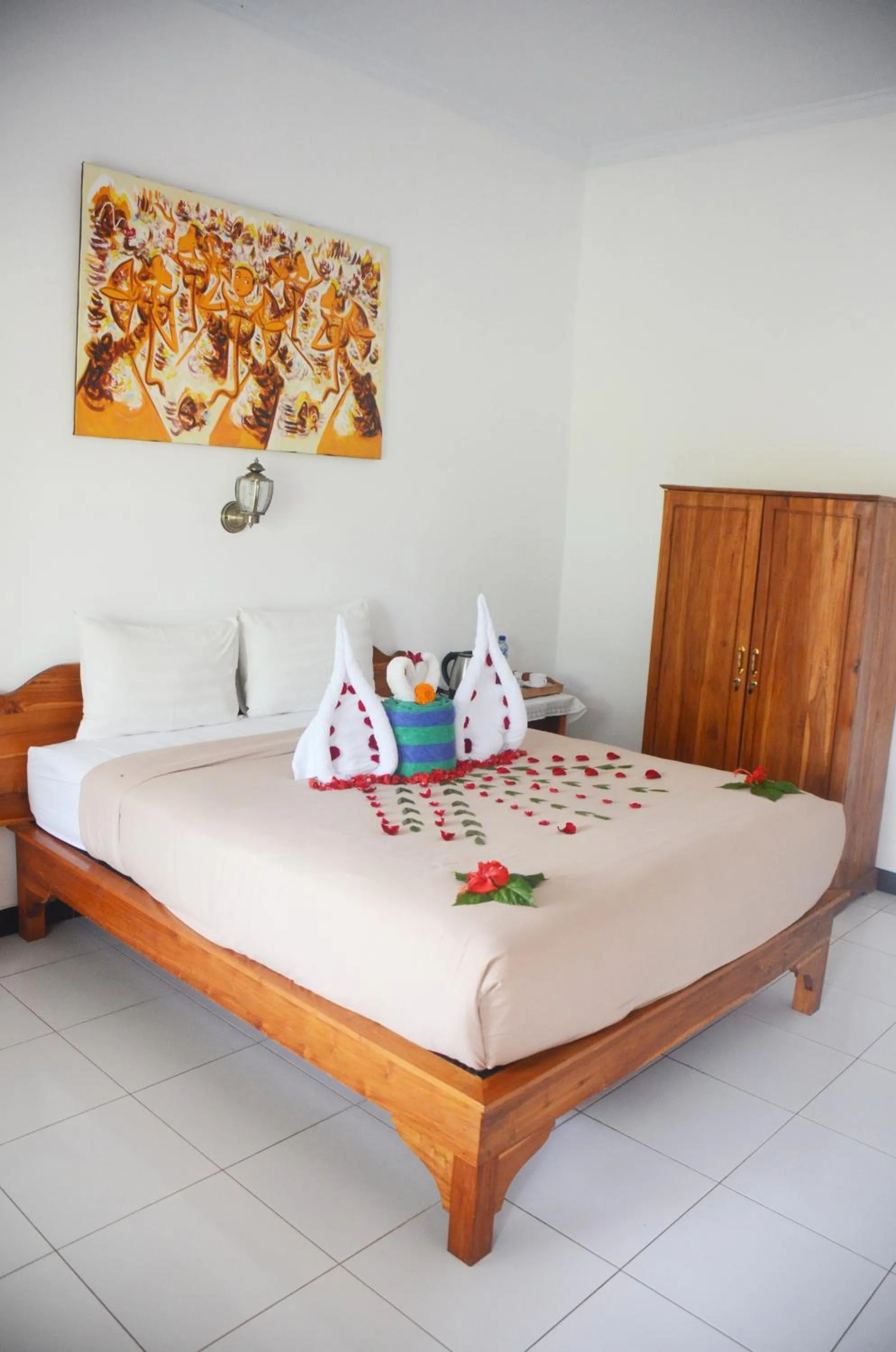 Bed in Mamaras Guest House