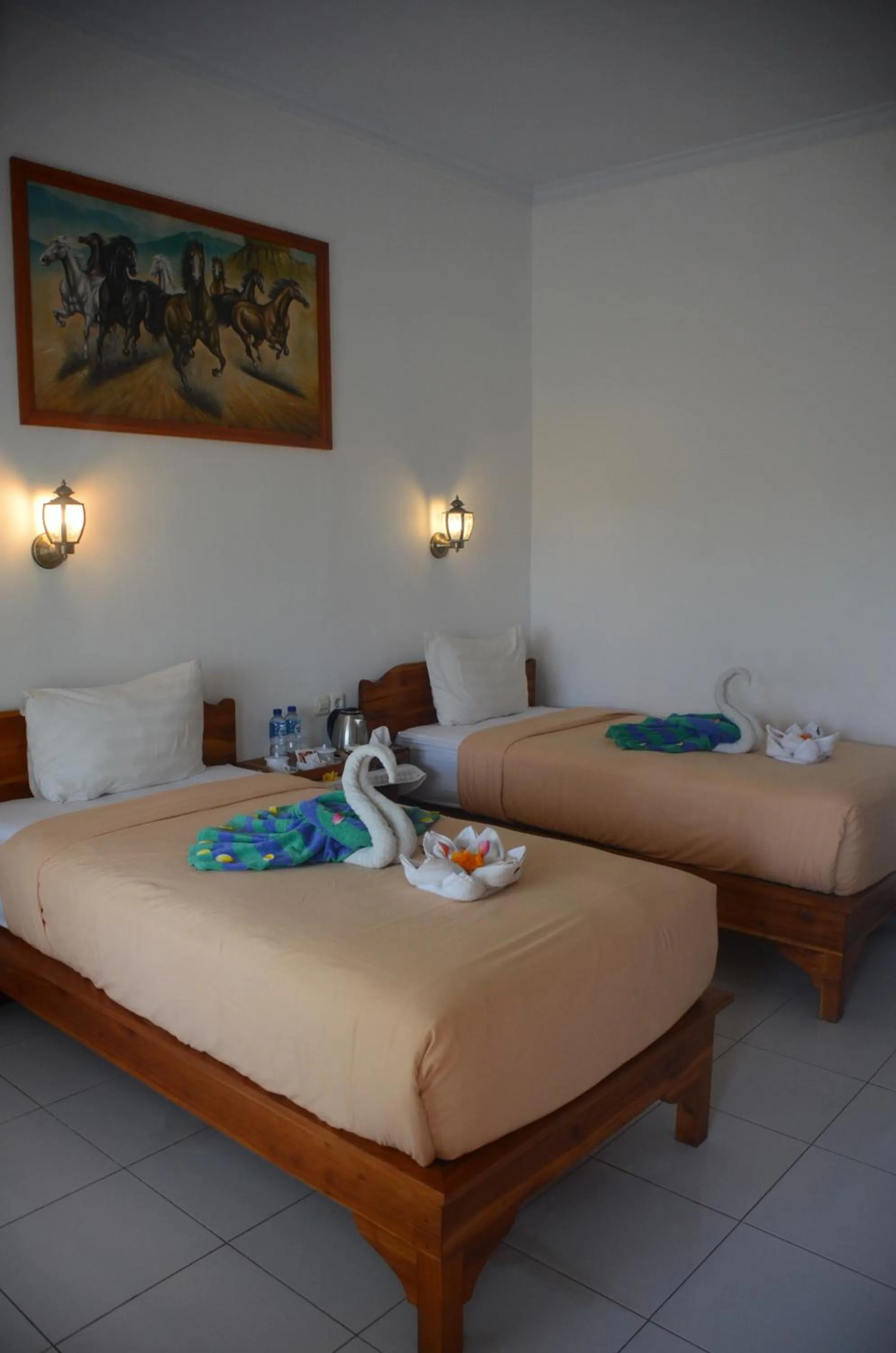 Bed in Mamaras Guest House