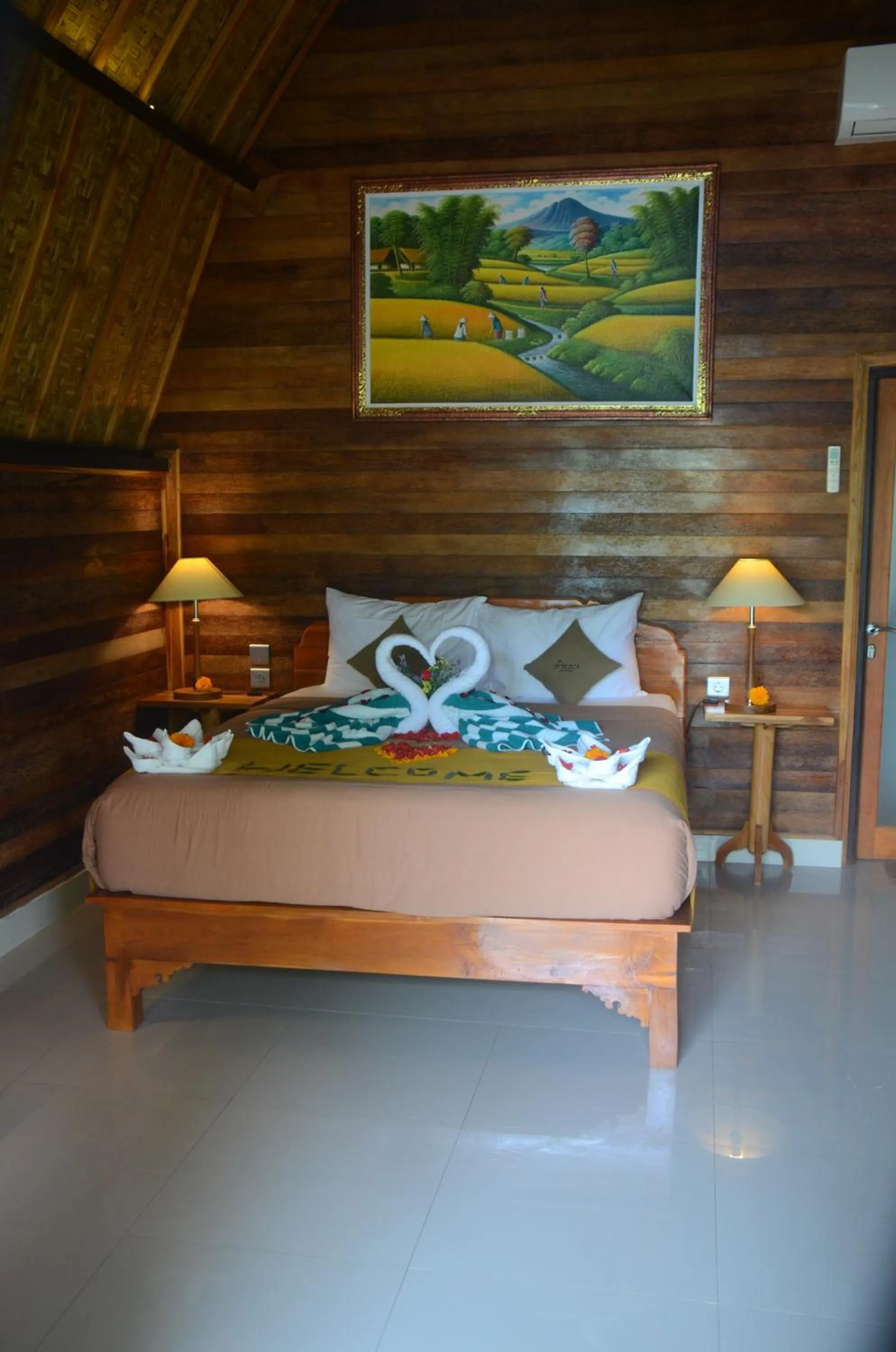 Bed in Mamaras Guest House