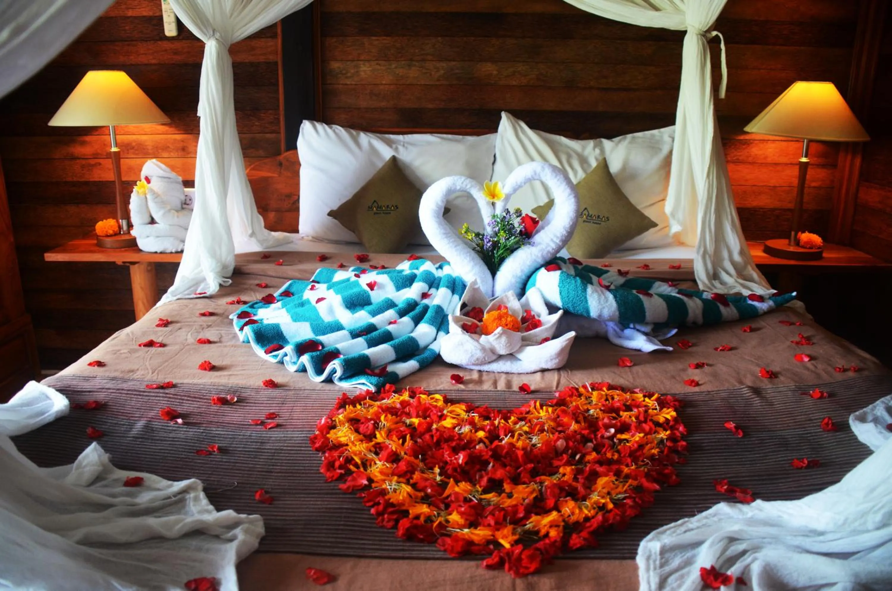 Bed in Mamaras Guest House