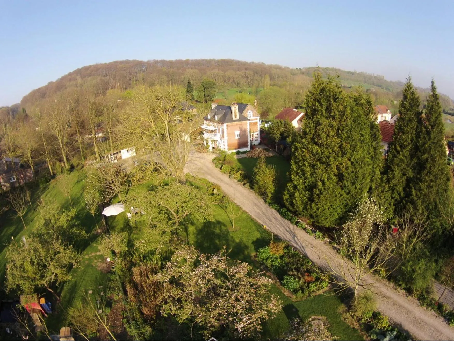 Natural landscape in Chambres d'Hôtes Villa Mon Repos