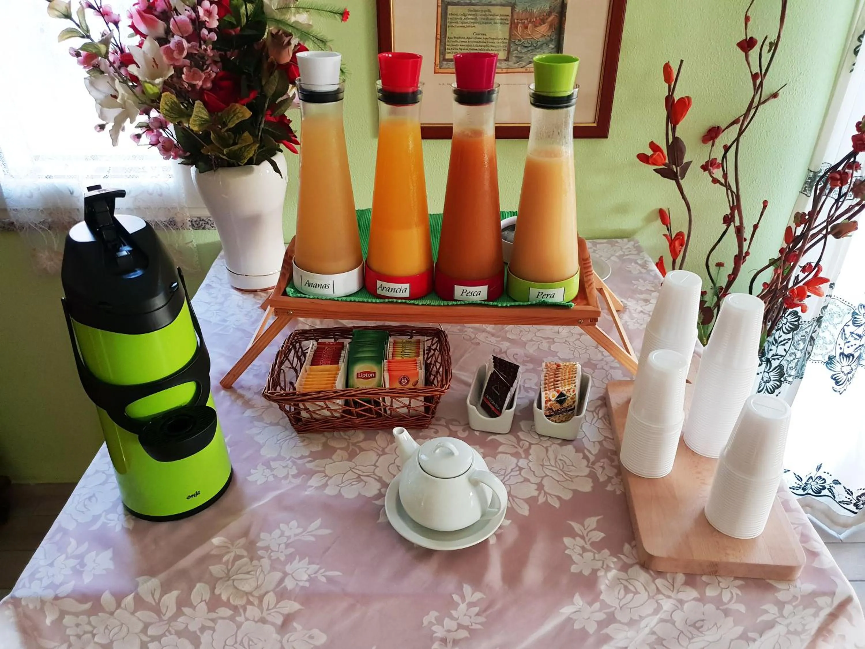 Non alcoholic drinks in Villa Alberta Hotel