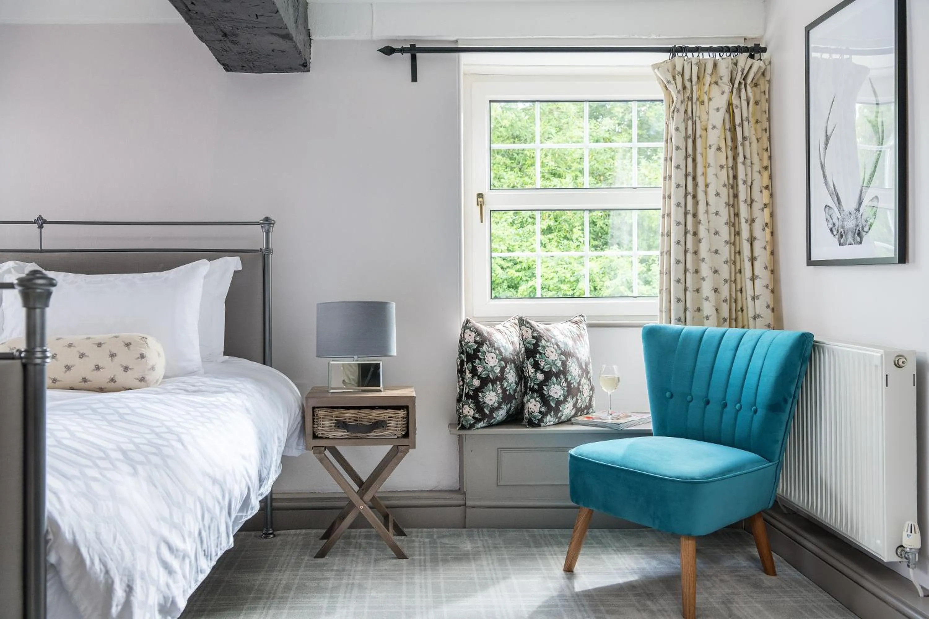 Other, Bed in The Hideaway at Tregoose Old Mill