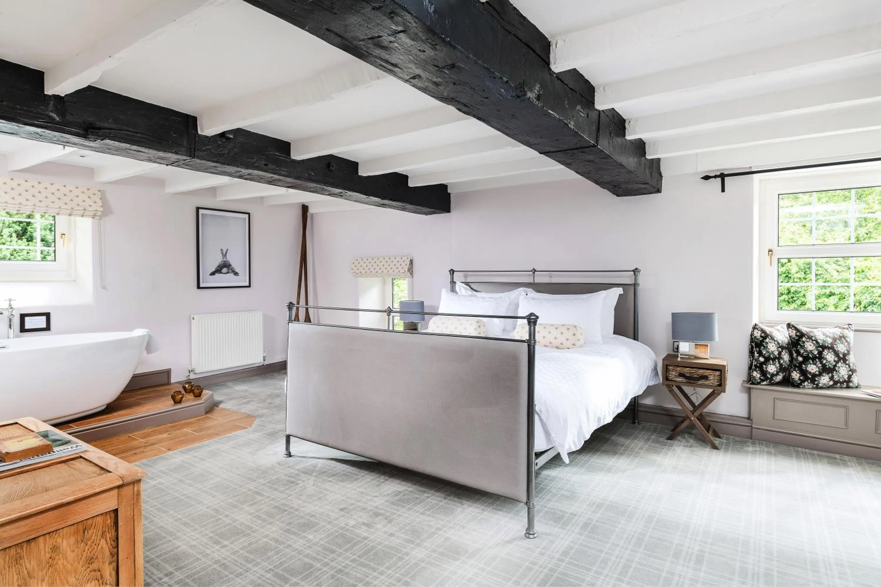 Other, Bed in The Hideaway at Tregoose Old Mill