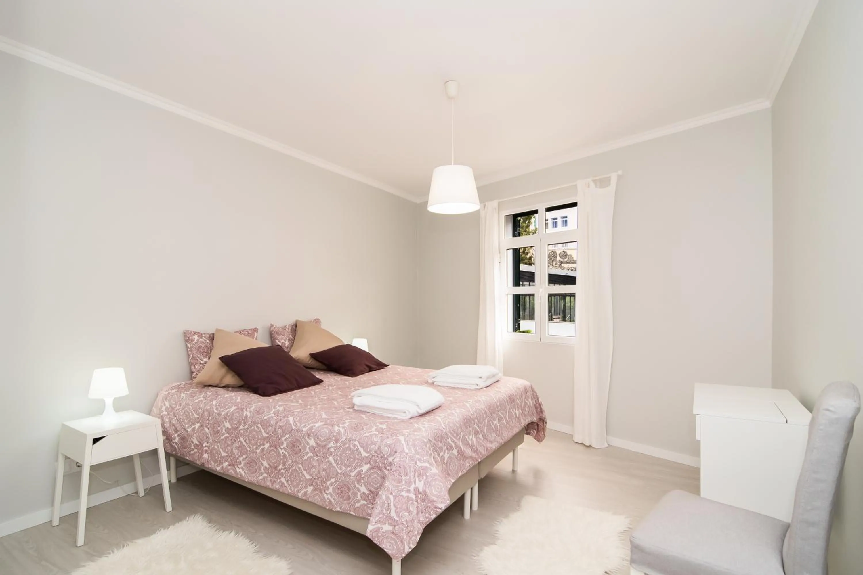 Bed in Villa Ponta do Sol Apartment