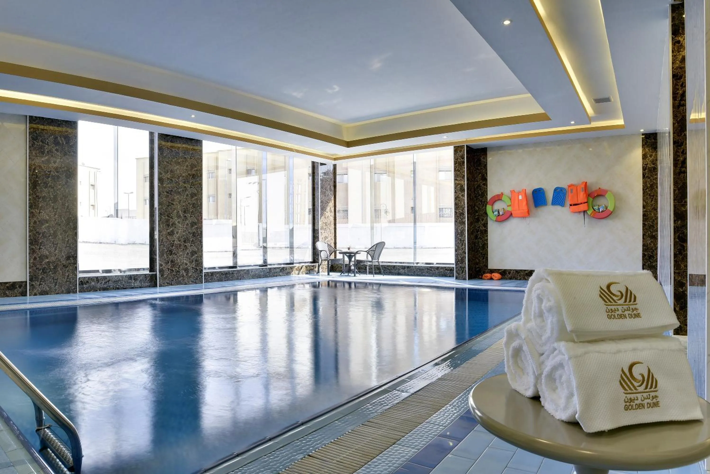 Swimming pool in Golden Dune Hotel Turaif