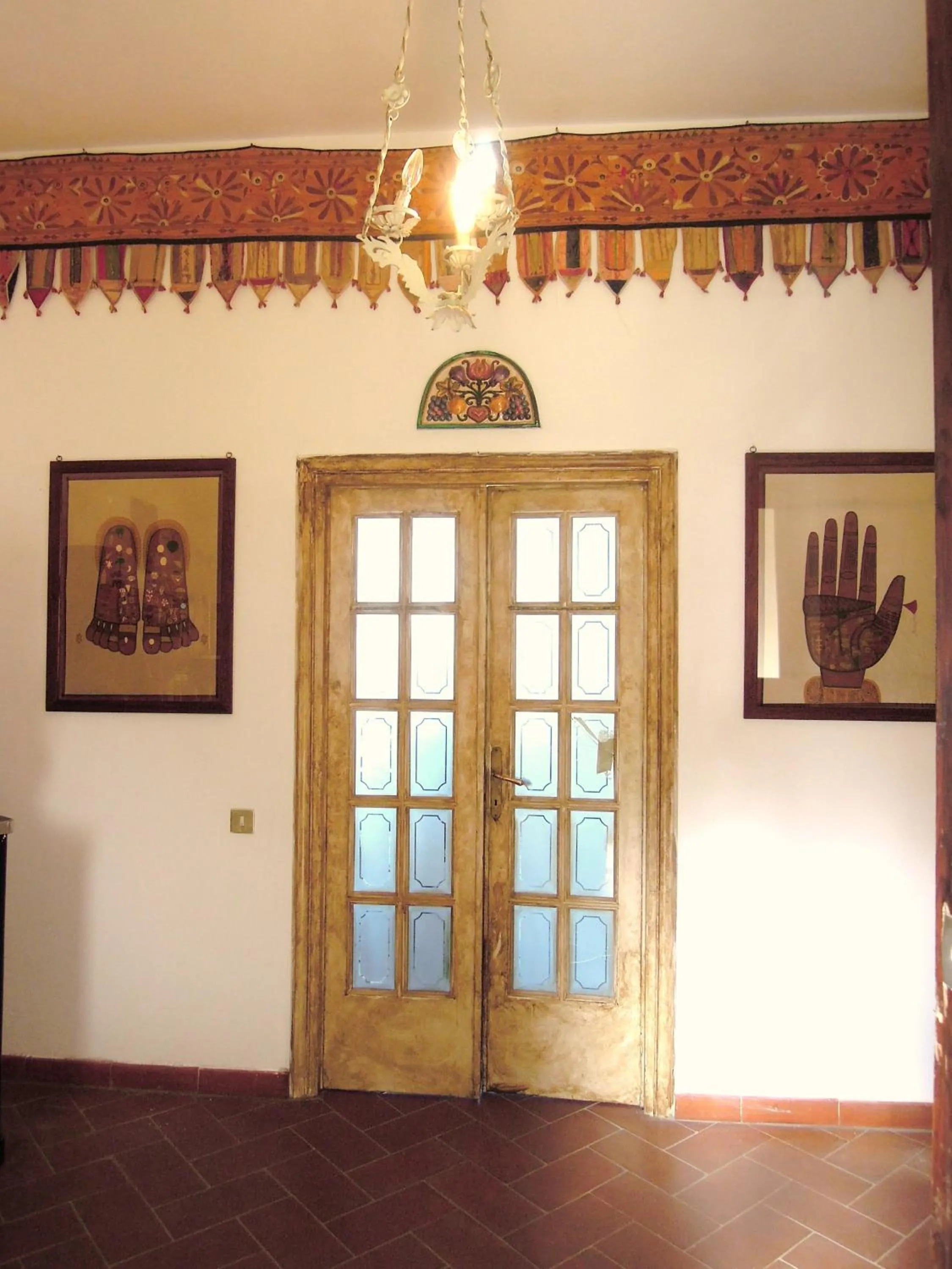 Decorative detail in B&B Casa Solotti