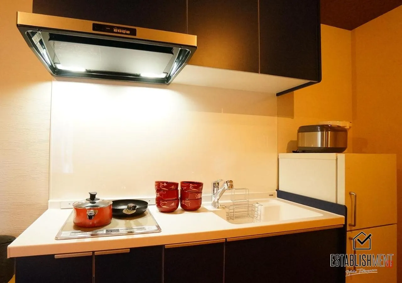 Kitchen or kitchenette in BEYOND HOTEL Takayama 1st